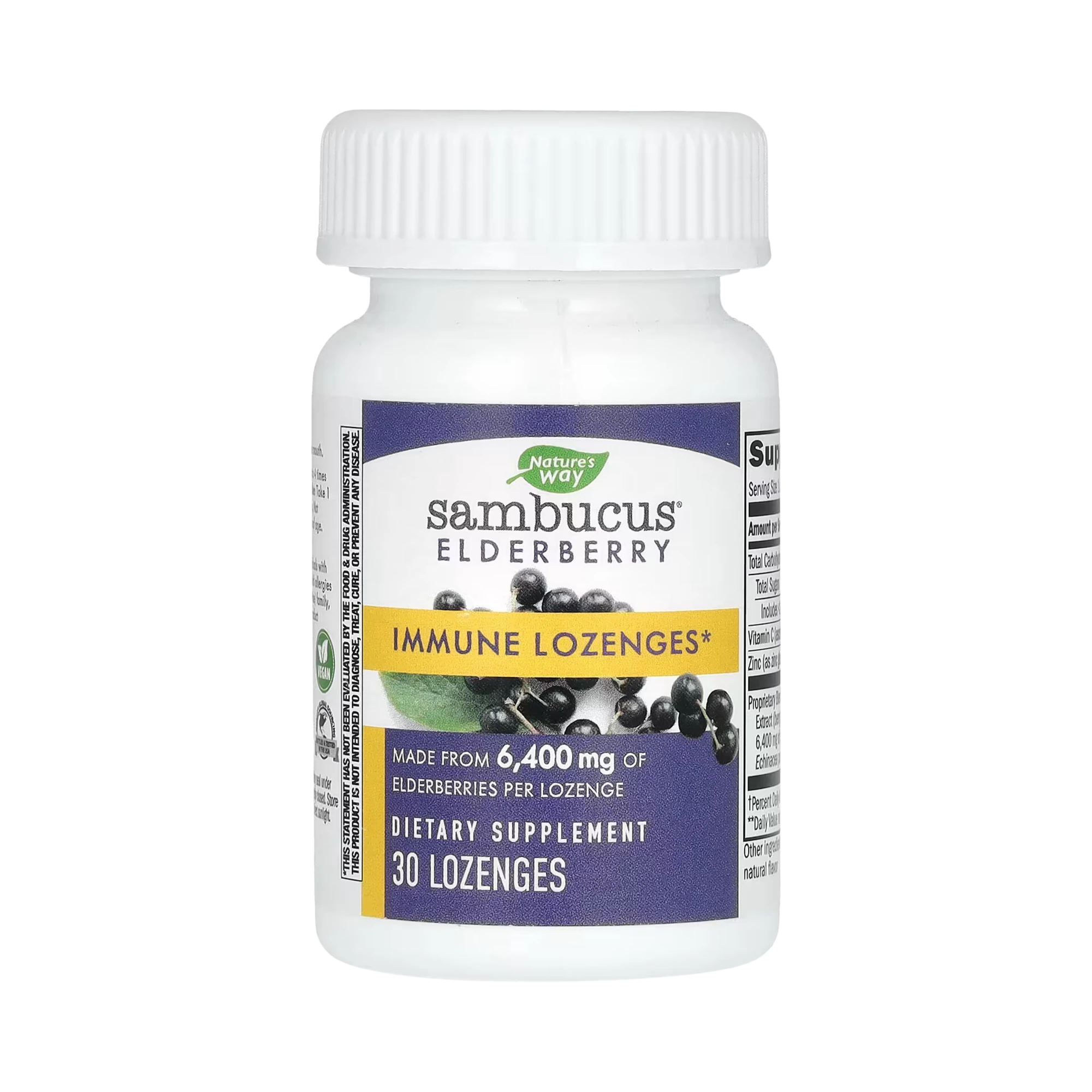 Nature's Way, Sambucus Immune Lozenges, 30 Lozenges