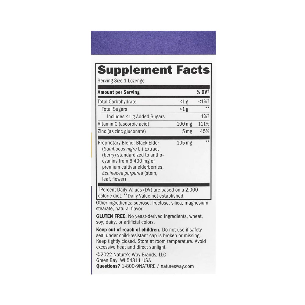 Nature's Way, Sambucus Immune Lozenges, 30 Lozenges