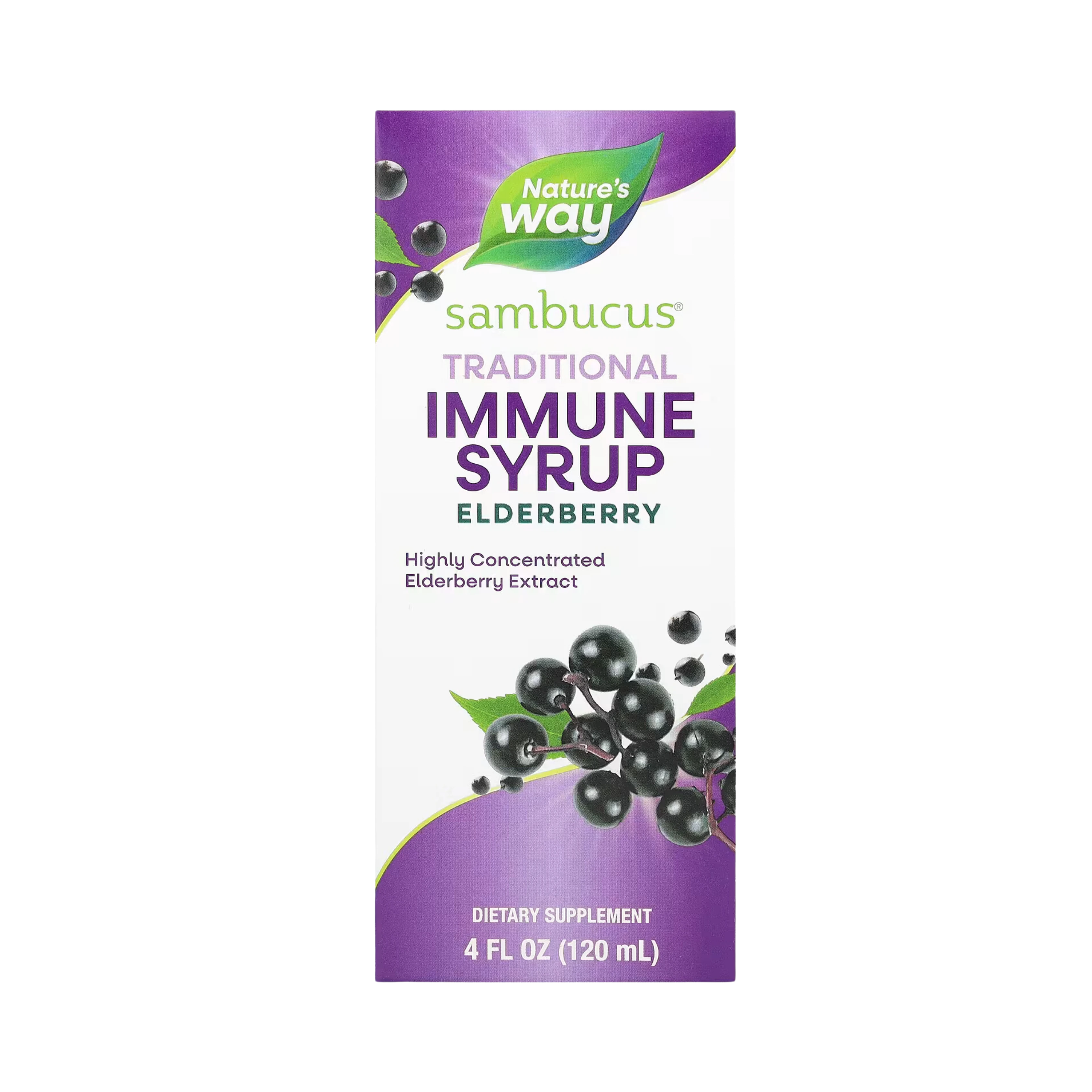 Nature's Way, Sambucus Original Syrup, 4 Fl Oz