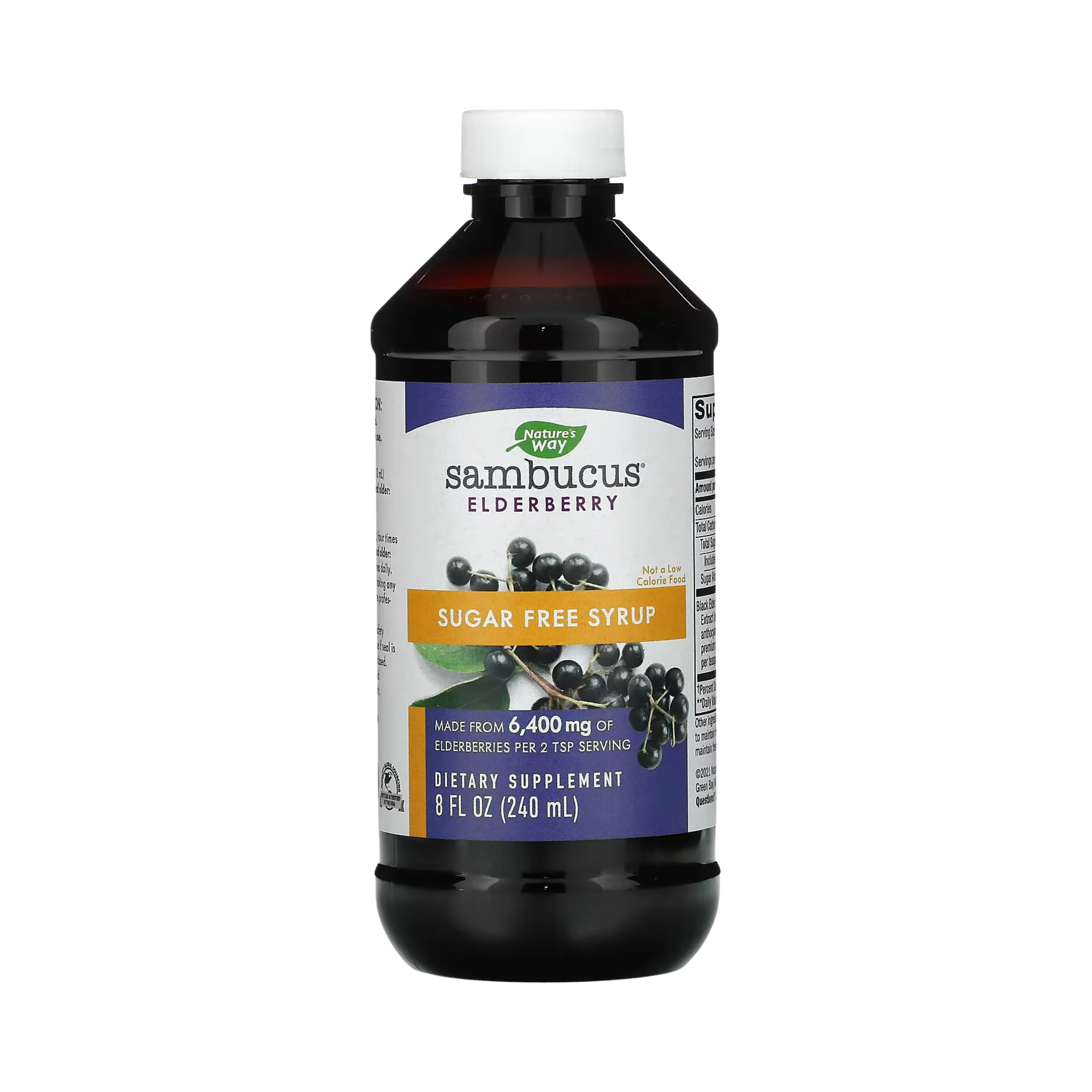 Nature's Way, Sambucus Sugar-Free Syrup, 8 Oz