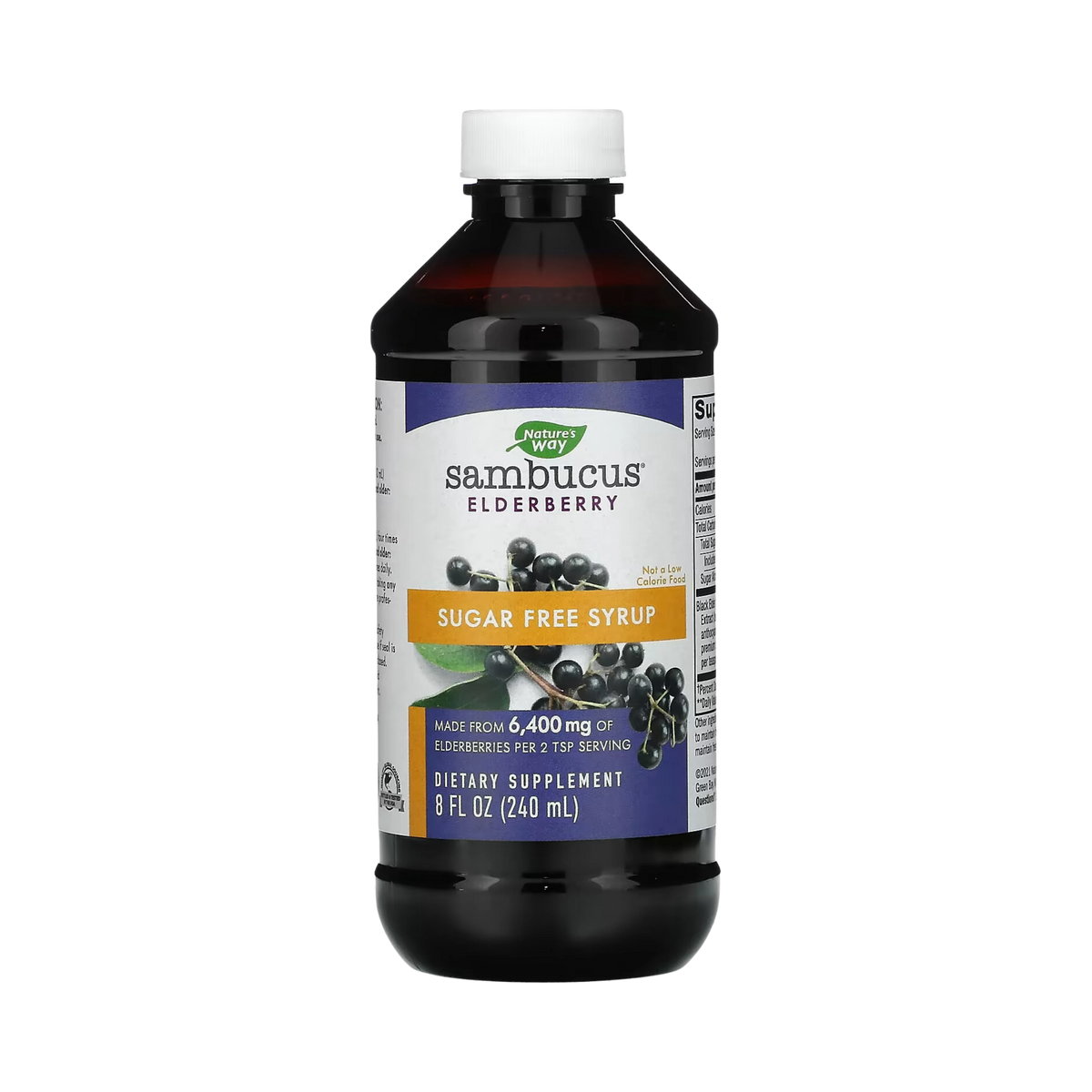 Nature's Way, Sambucus Sugar-Free Syrup, 8 Oz
