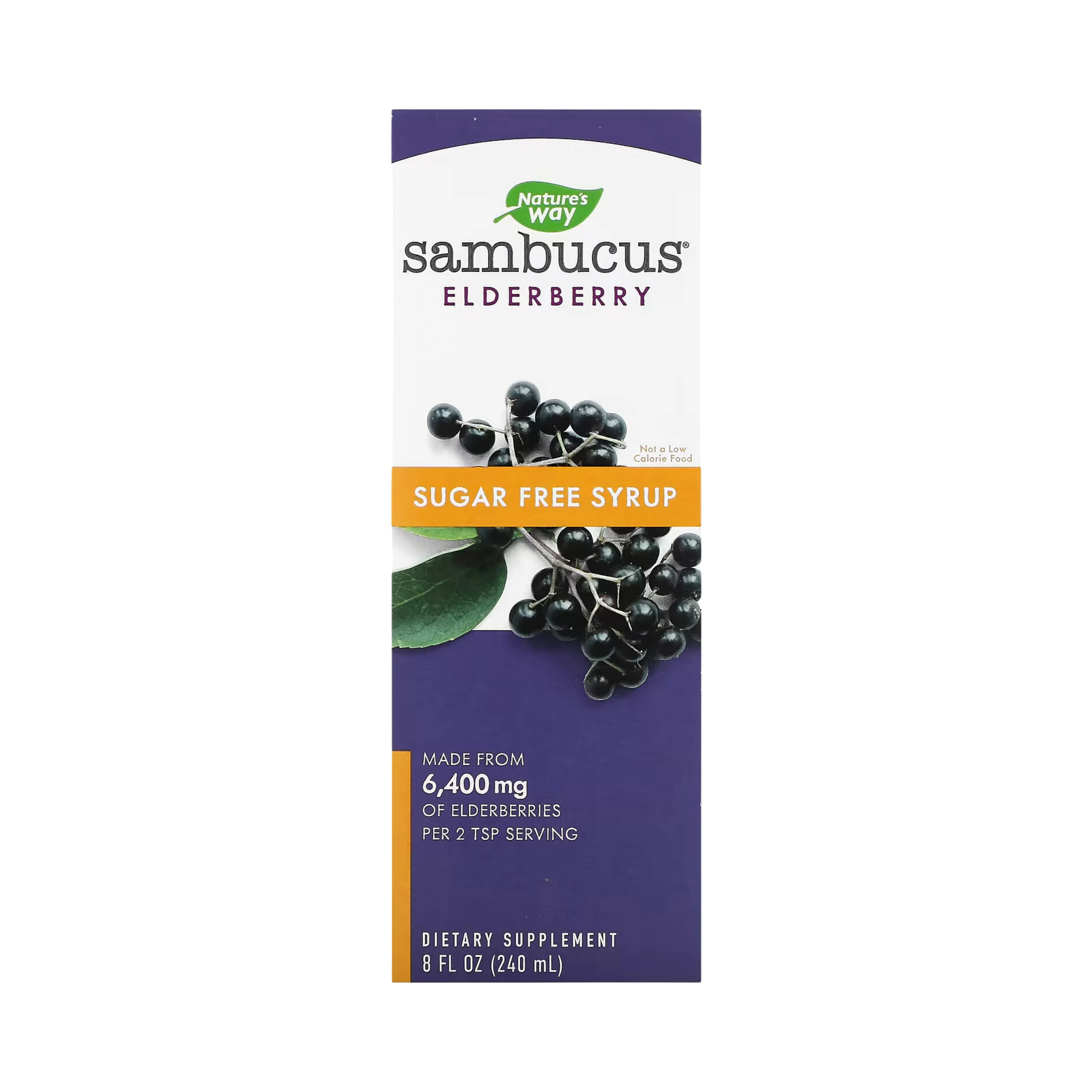 Nature's Way, Sambucus Sugar-Free Syrup, 8 Oz