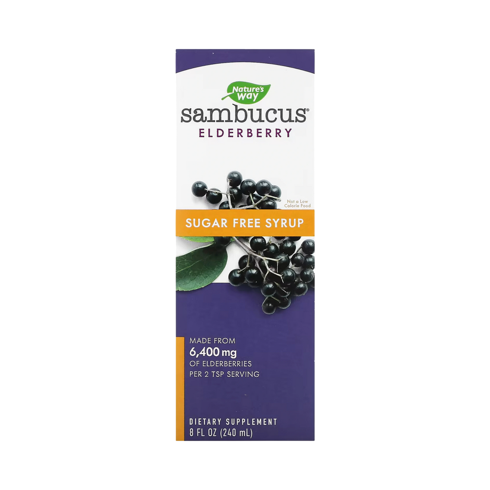 Nature's Way, Sambucus Sugar-Free Syrup, 8 Oz