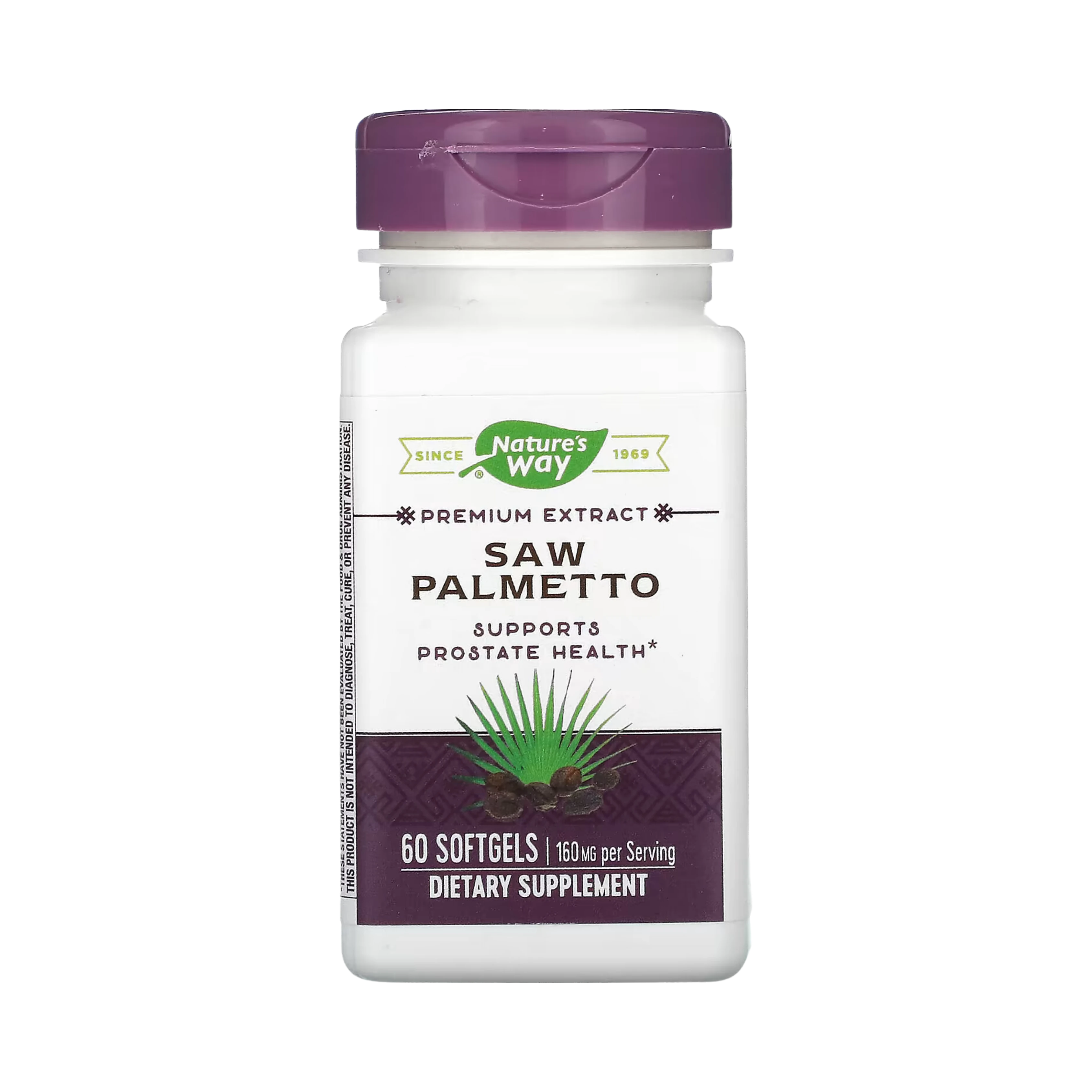 Nature's Way, Saw Palmetto, 60 Softgels