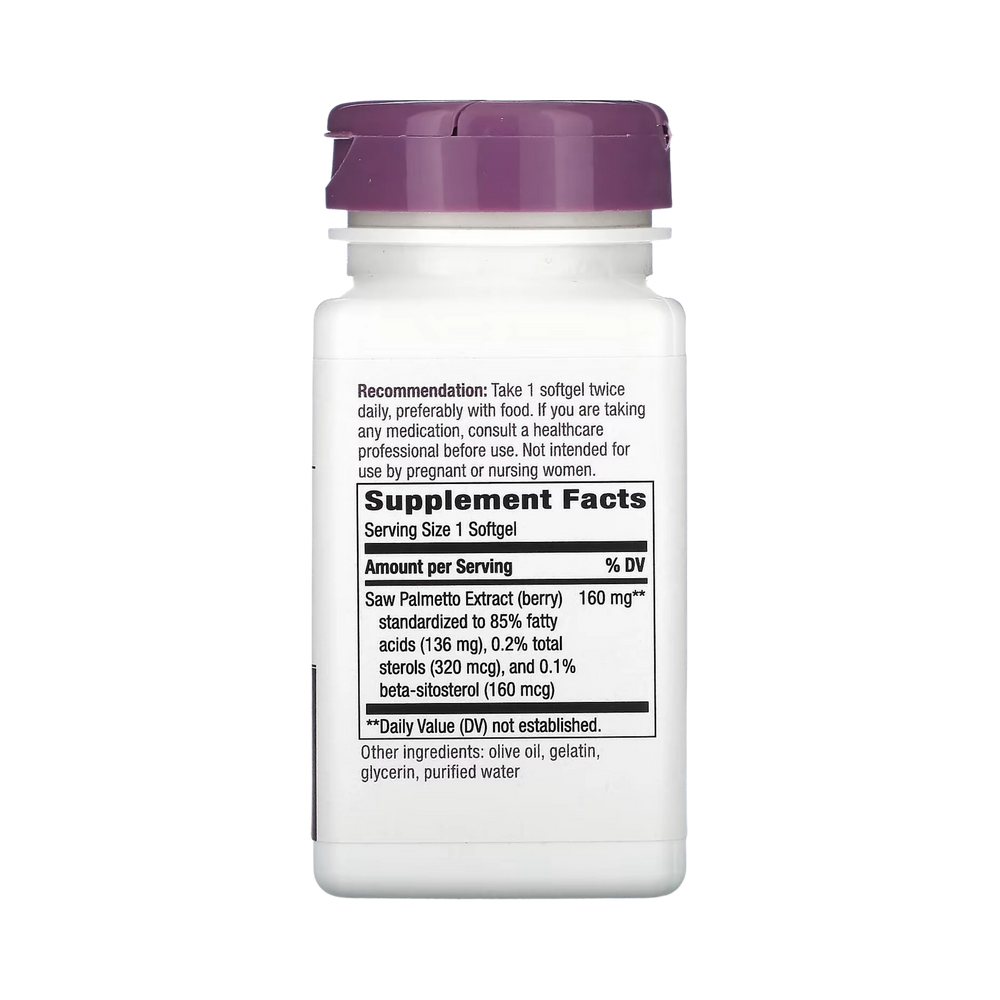 Nature's Way, Saw Palmetto, 60 Softgels