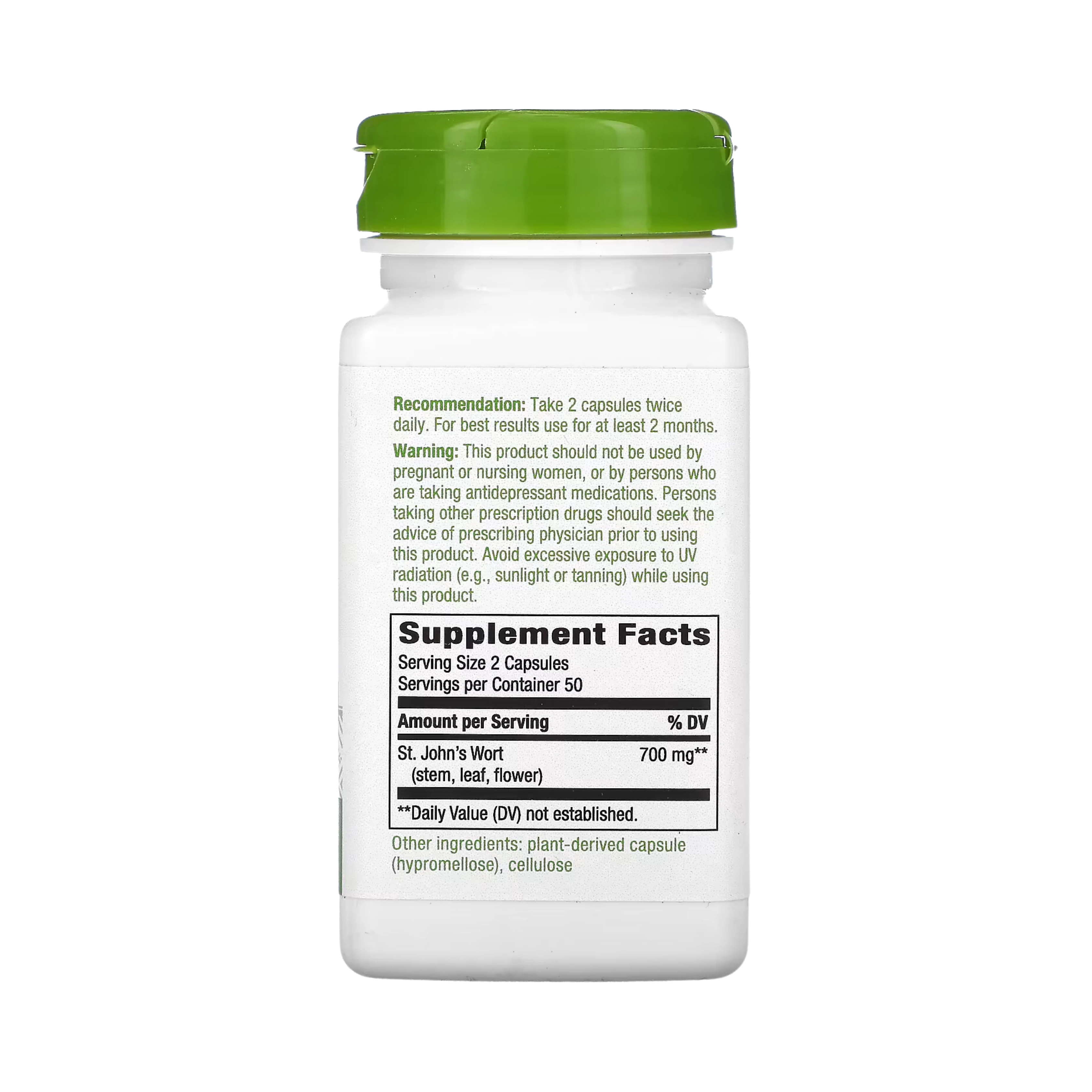 Nature's Way, St. John's Wort Herb, 100 Capsules