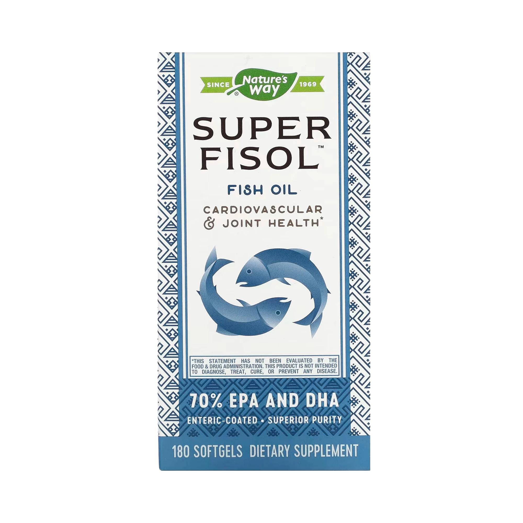 Nature's Way, Super Fisol Fish Oil, 180 Softgels