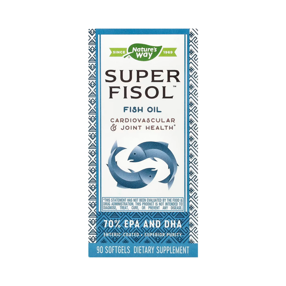 Nature's Way, Super Fisol Fish Oil, 90 Softgels