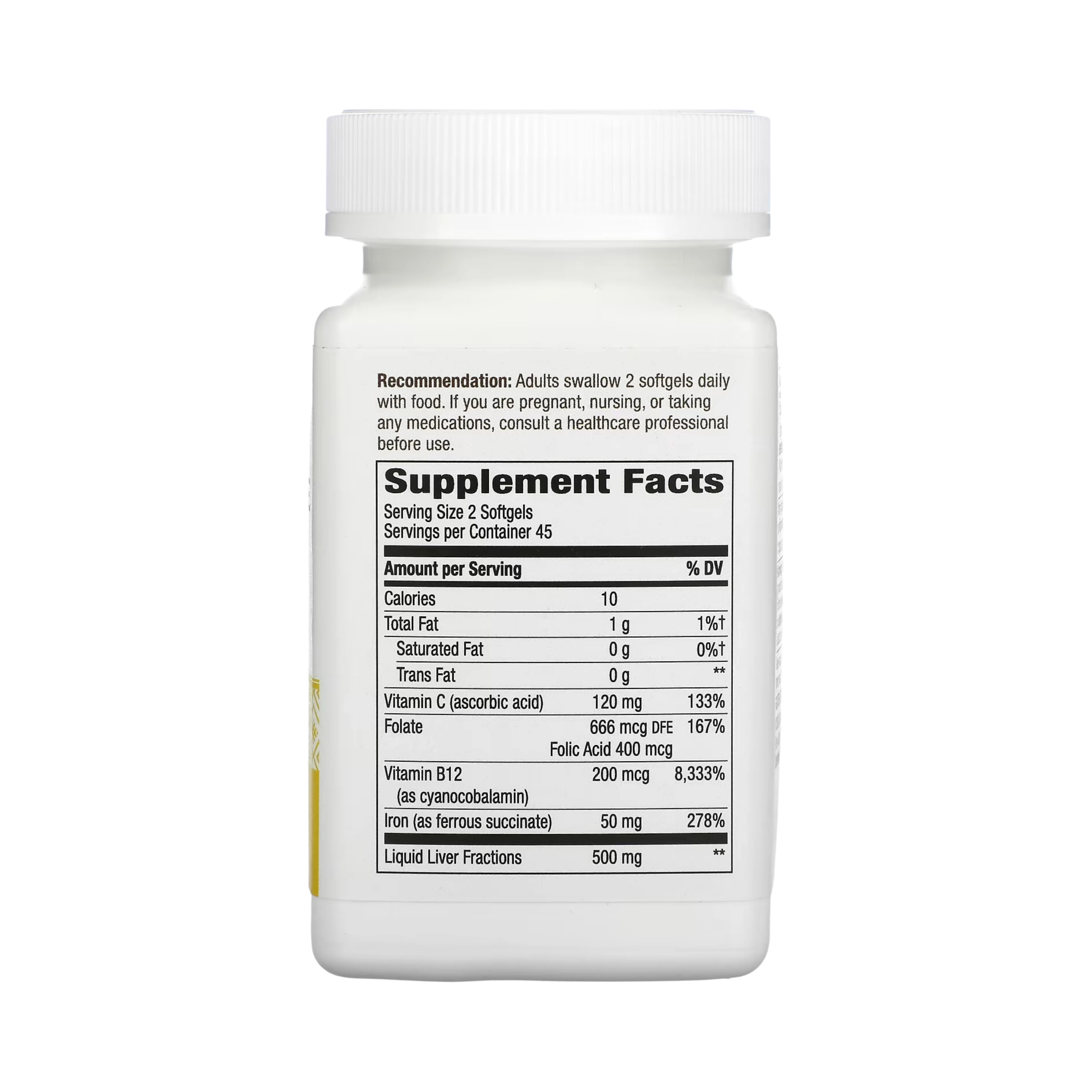 Nature's Way, Ultimate Iron, 90 Softgels