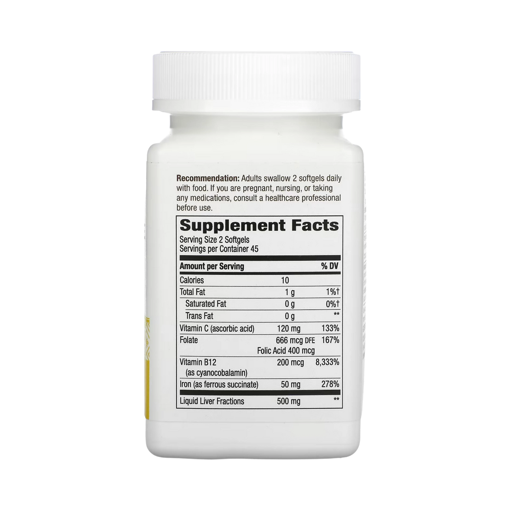 Nature's Way, Ultimate Iron, 90 Softgels