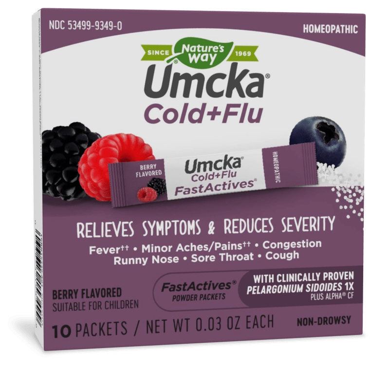 Nature's Way®, Umcka® Cold+Flu FastActives®(10 Packets) | Maple Herbs