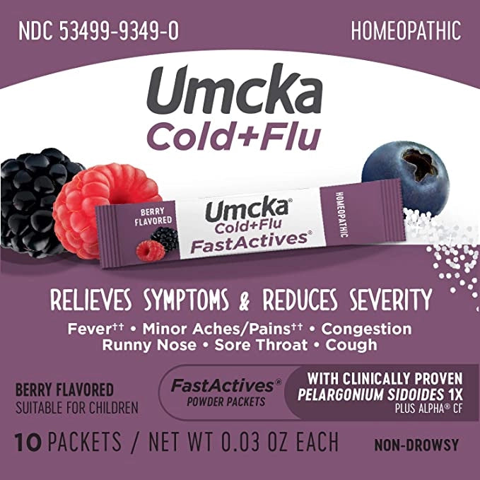 Nature's Way®, Umcka® Cold+Flu FastActives®(10 Packets) | Maple Herbs