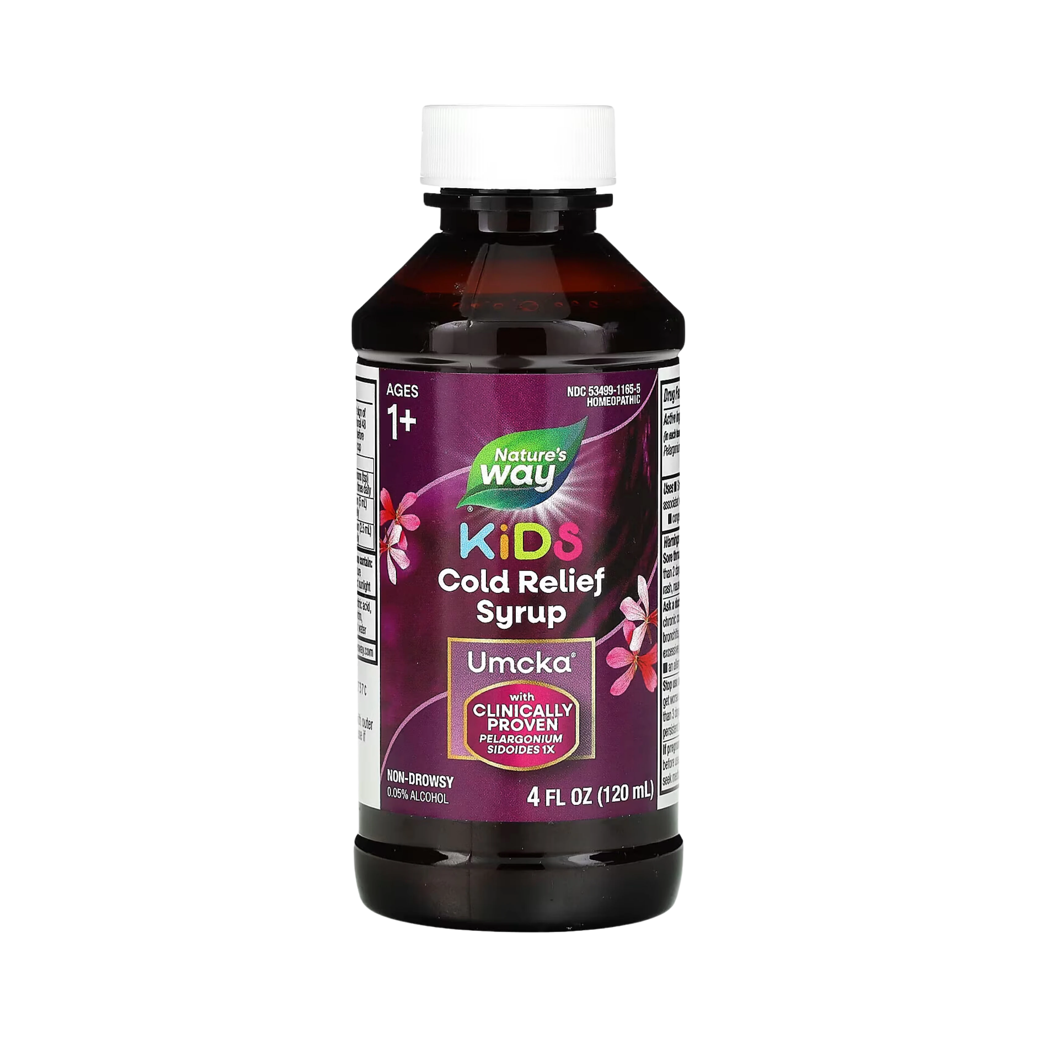 Nature's Way, Umcka, ColdCare Cough Syrup Cherry For Kids, 4 Oz