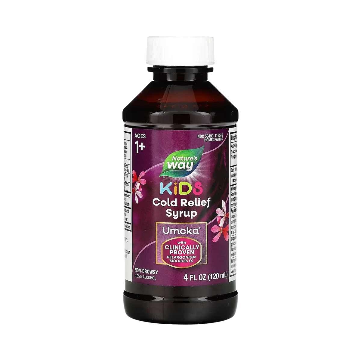 Nature's Way, Umcka, ColdCare Cough Syrup Cherry For Kids, 4 Oz