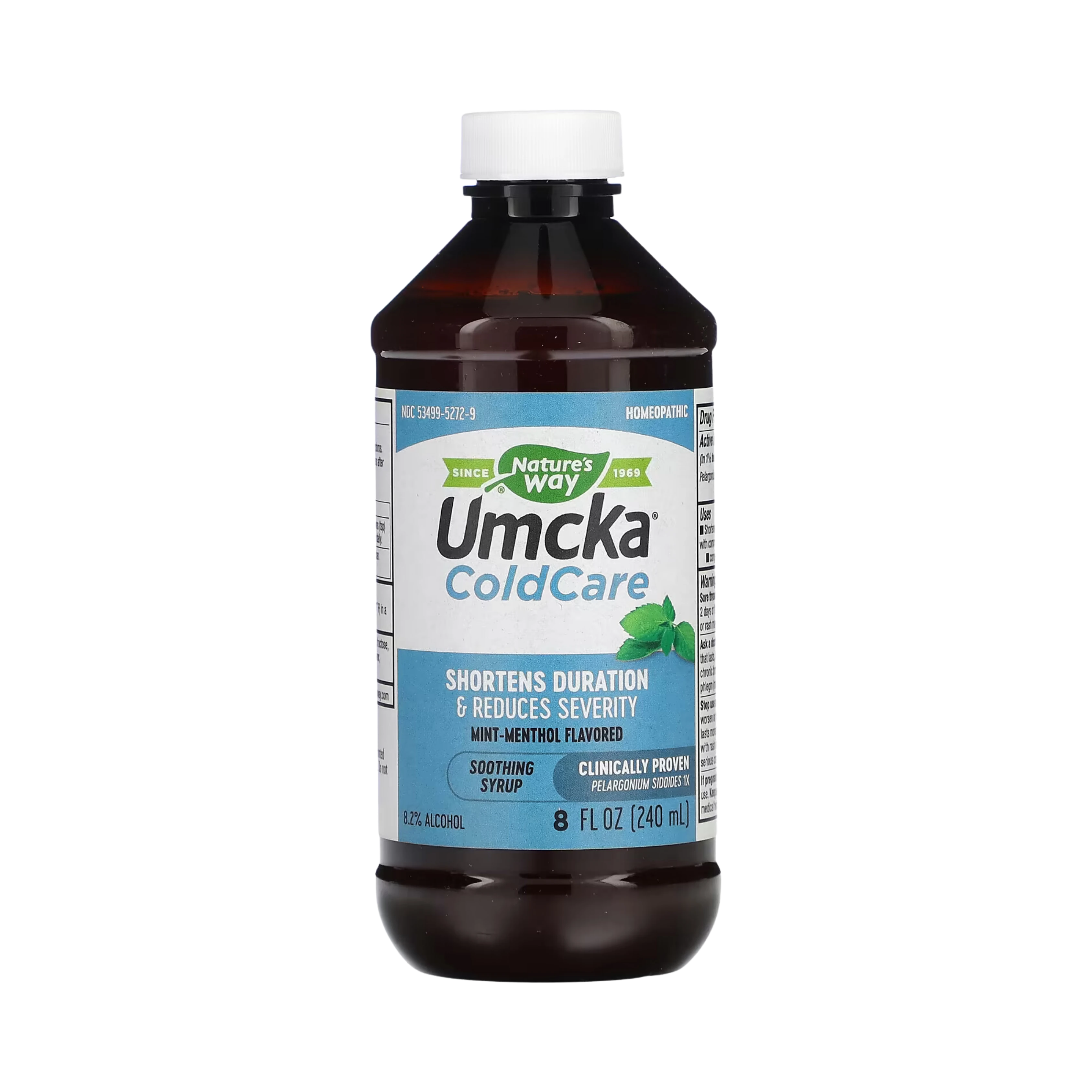 Nature's Way, Umcka, ColdCare, Soothing Syrup, Mint Menthol , 8 Oz
