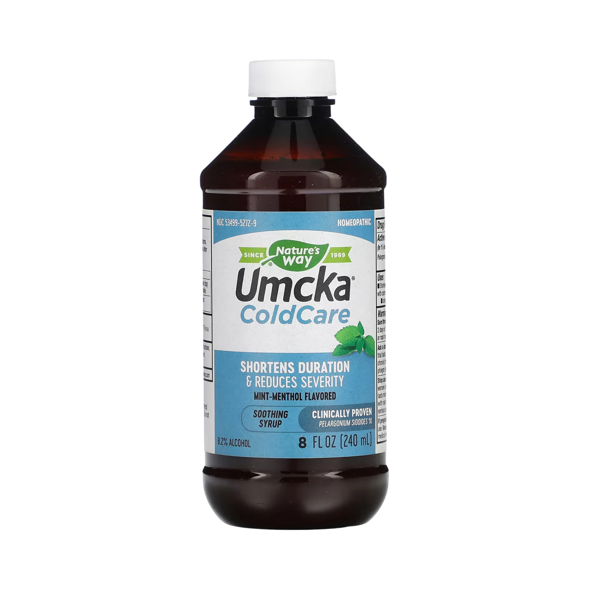 Nature's Way, Umcka, ColdCare, Soothing Syrup, Mint Menthol , 8 Oz