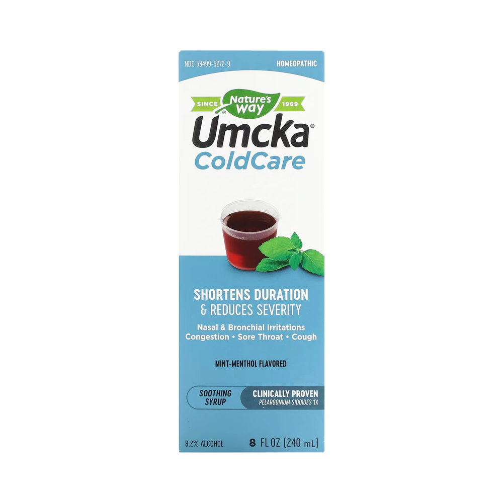 Nature's Way, Umcka, ColdCare, Soothing Syrup, Mint Menthol , 8 Oz