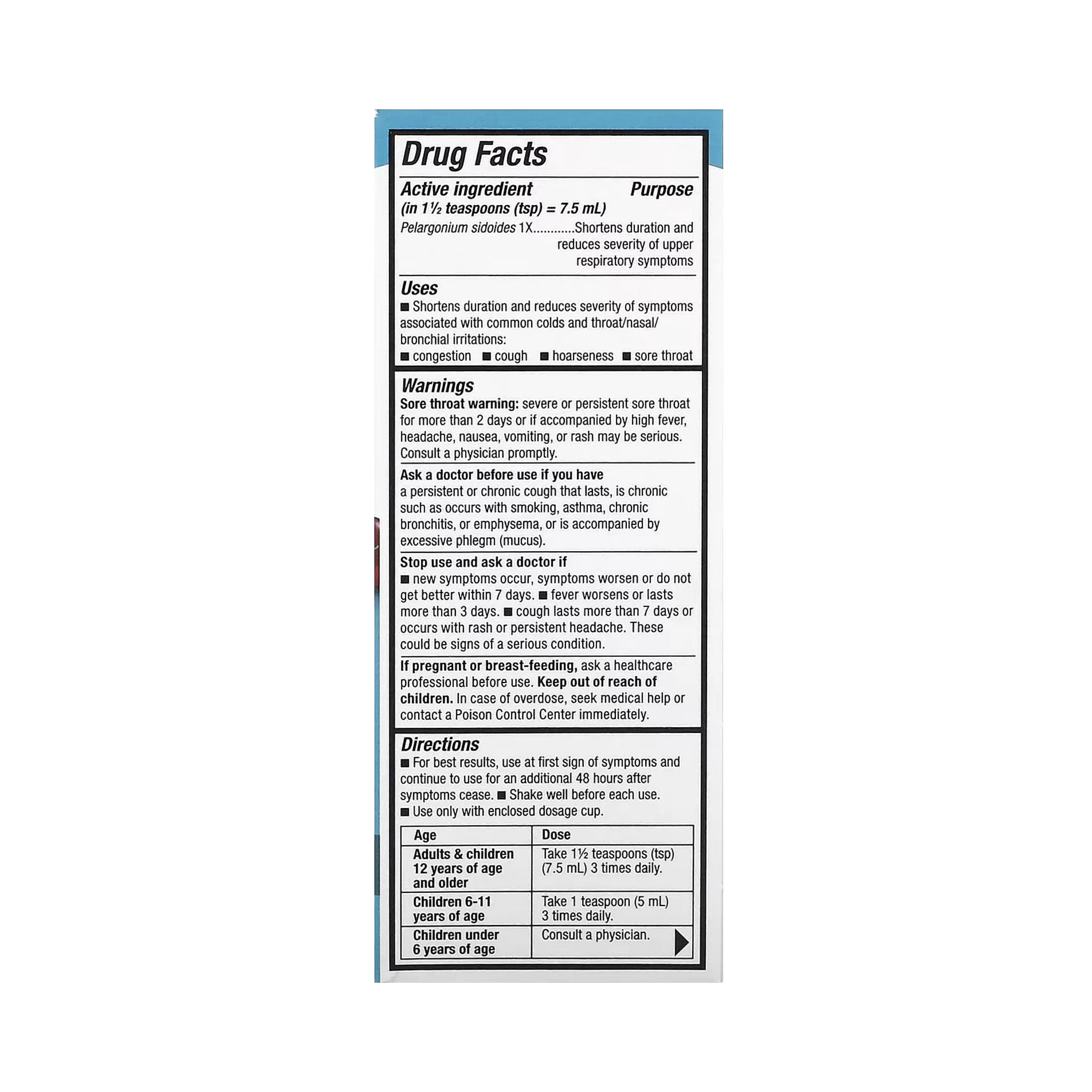 Nature's Way, Umcka ColdCare, Soothing Syrup, Sugar Free, Grape, 4 Fl Oz