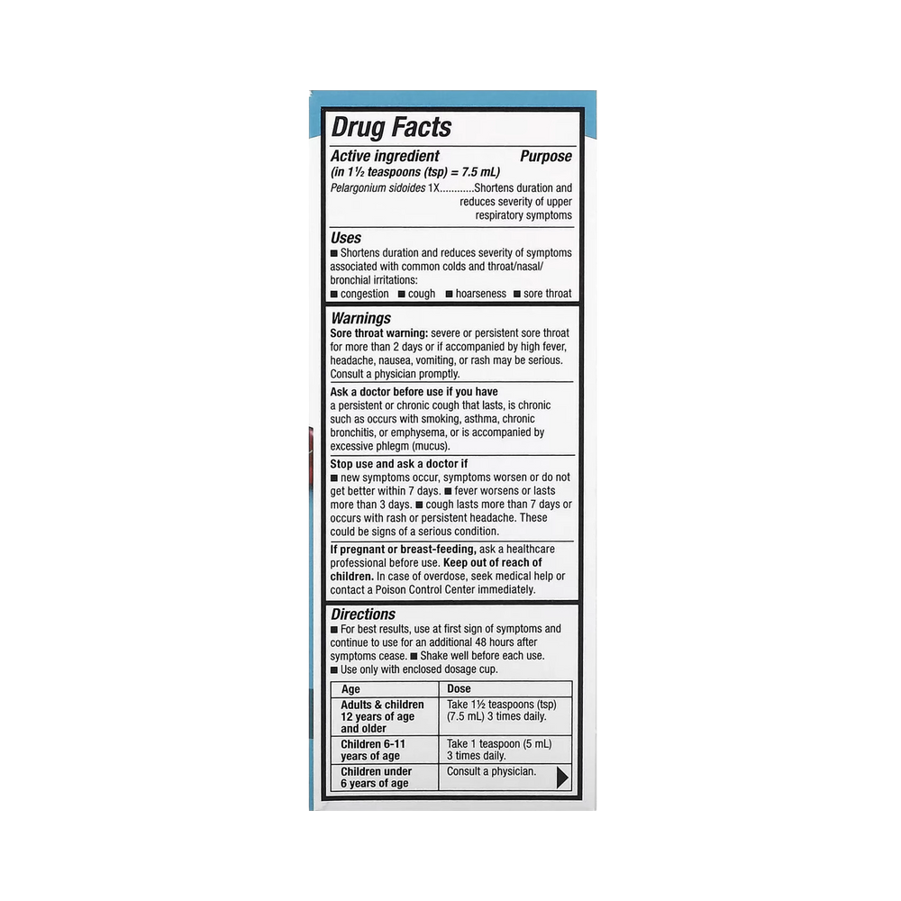Nature's Way, Umcka ColdCare, Soothing Syrup, Sugar Free, Grape, 4 Fl Oz