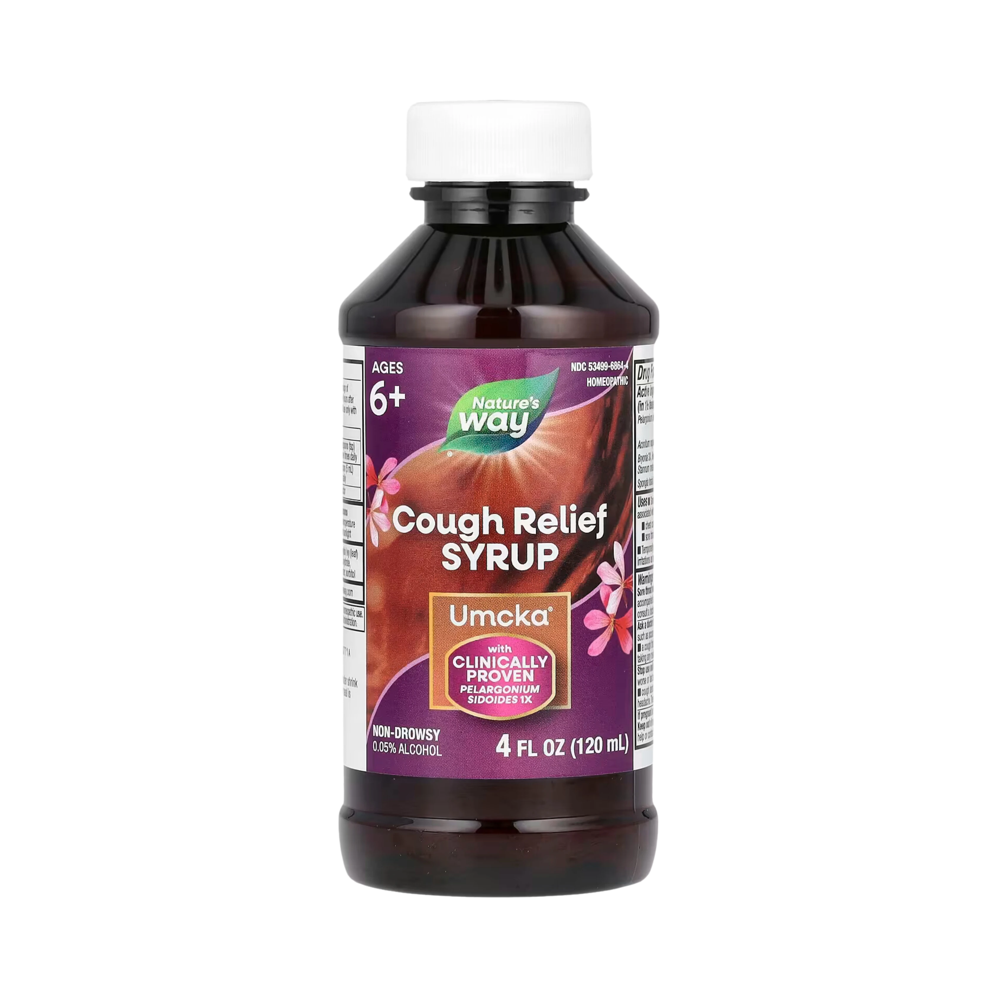 Nature's Way, Umcka, Cough Relief Syrup, Ages 6+, 4 Fl Oz