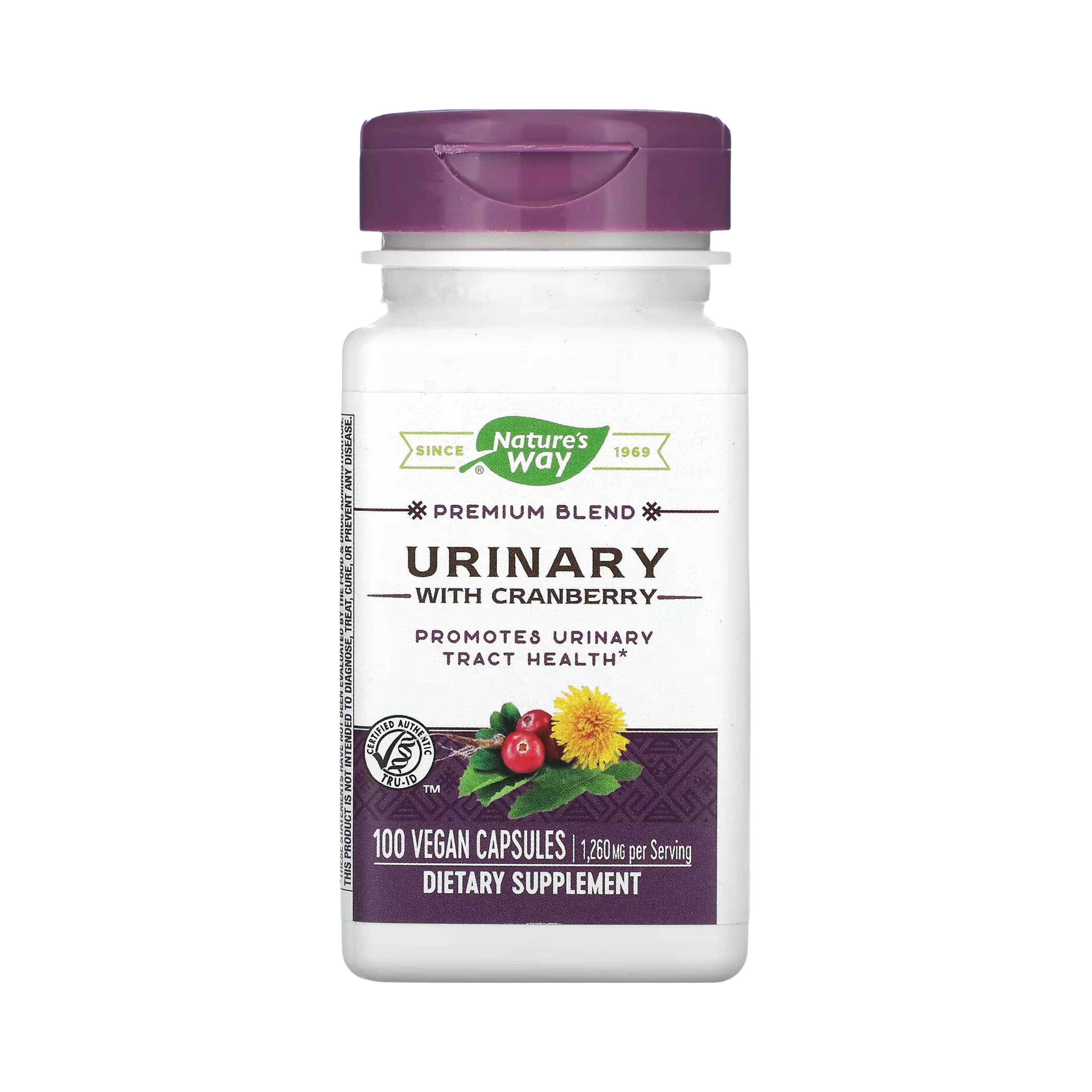 Nature's Way, Urinary with Cranberry, 1,260 mg, 100 Vegan Capsules