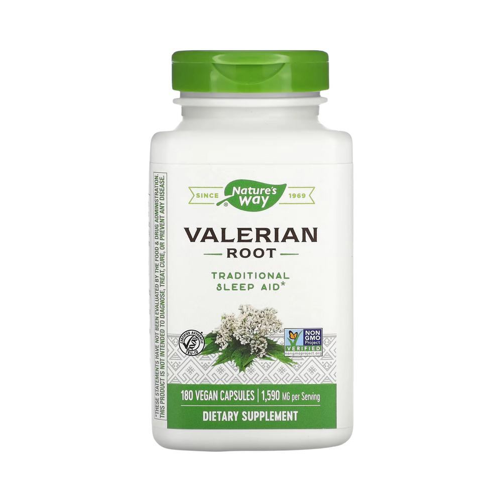Nature's Way, Valerian Root, 1,590 Mg, 180 Vegan Capsules