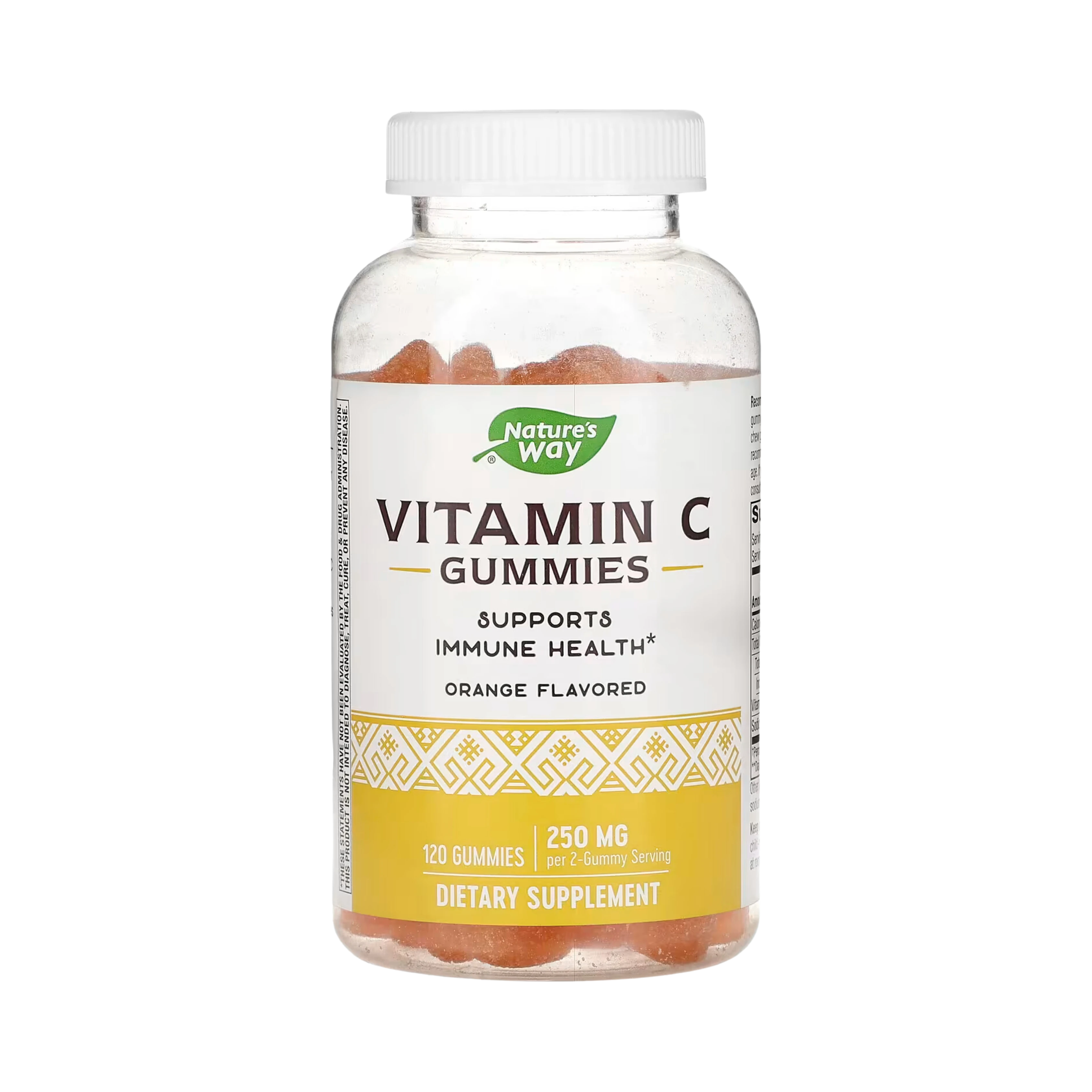 Nature's Way, Vitamin C Gummies, Orange, 250 Mg, 120 Gummies