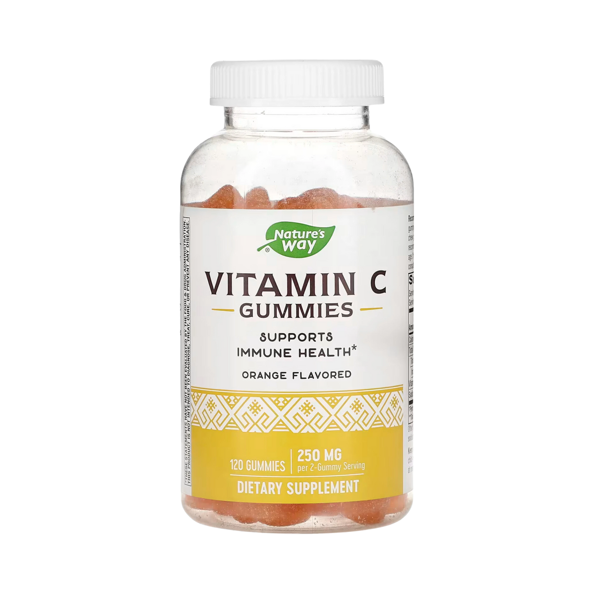Nature's Way, Vitamin C Gummies, Orange, 250 Mg, 120 Gummies