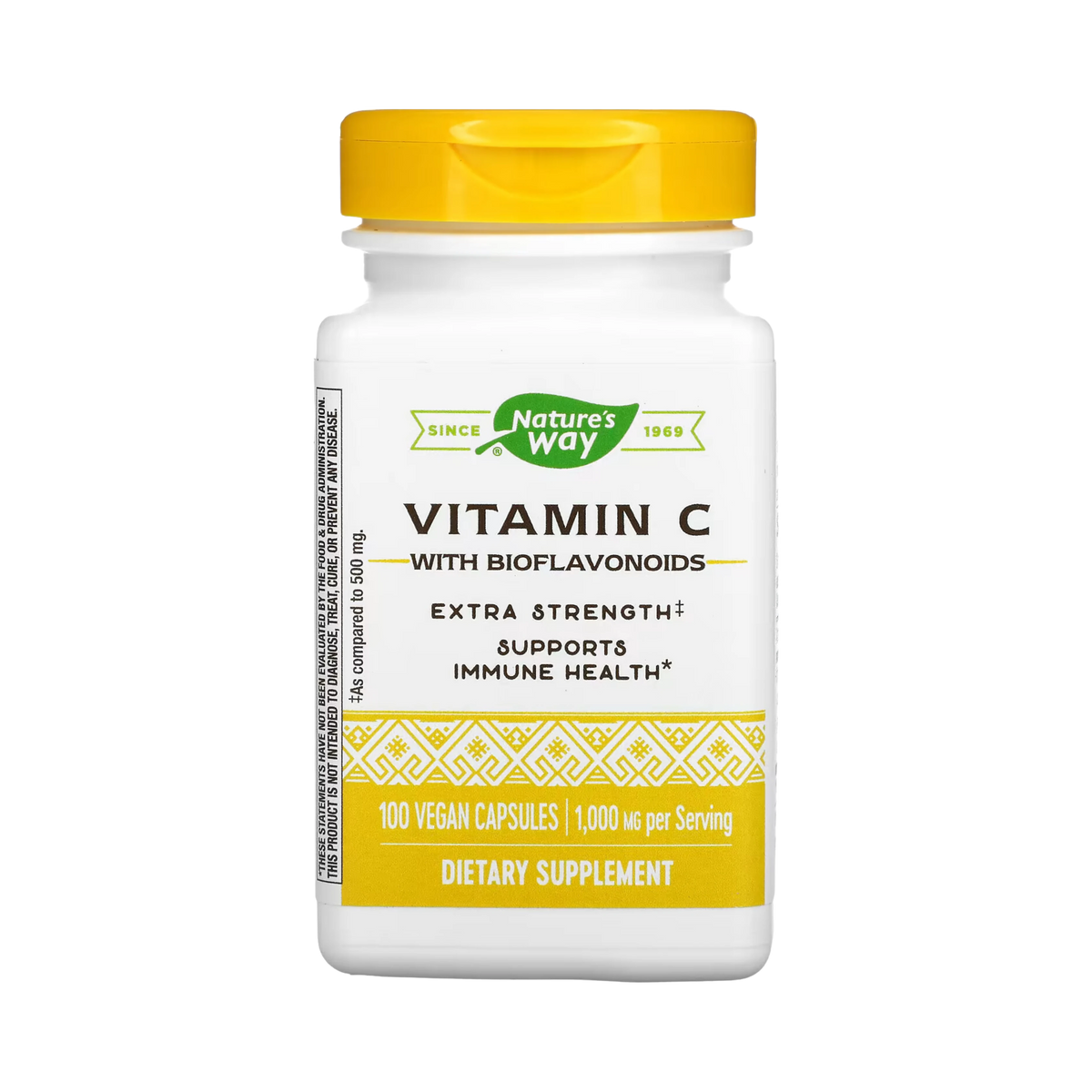 Nature's Way, Vitamin C With Bioflavonoids, Extra Strength, 1,000 Mg, 100 Vegan Capsules