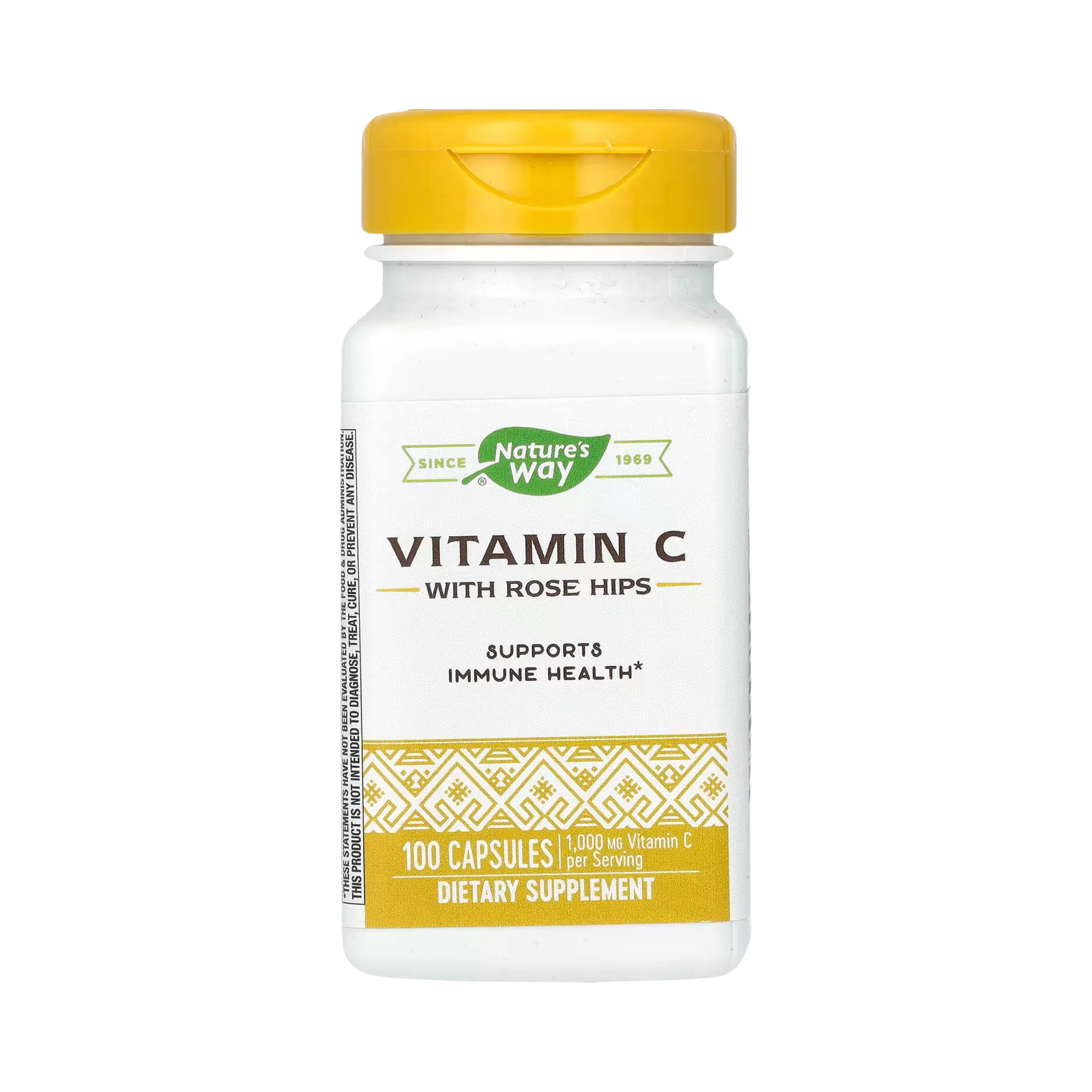 Nature's Way, Vitamin C With Rose Hips, 100 Capsules
