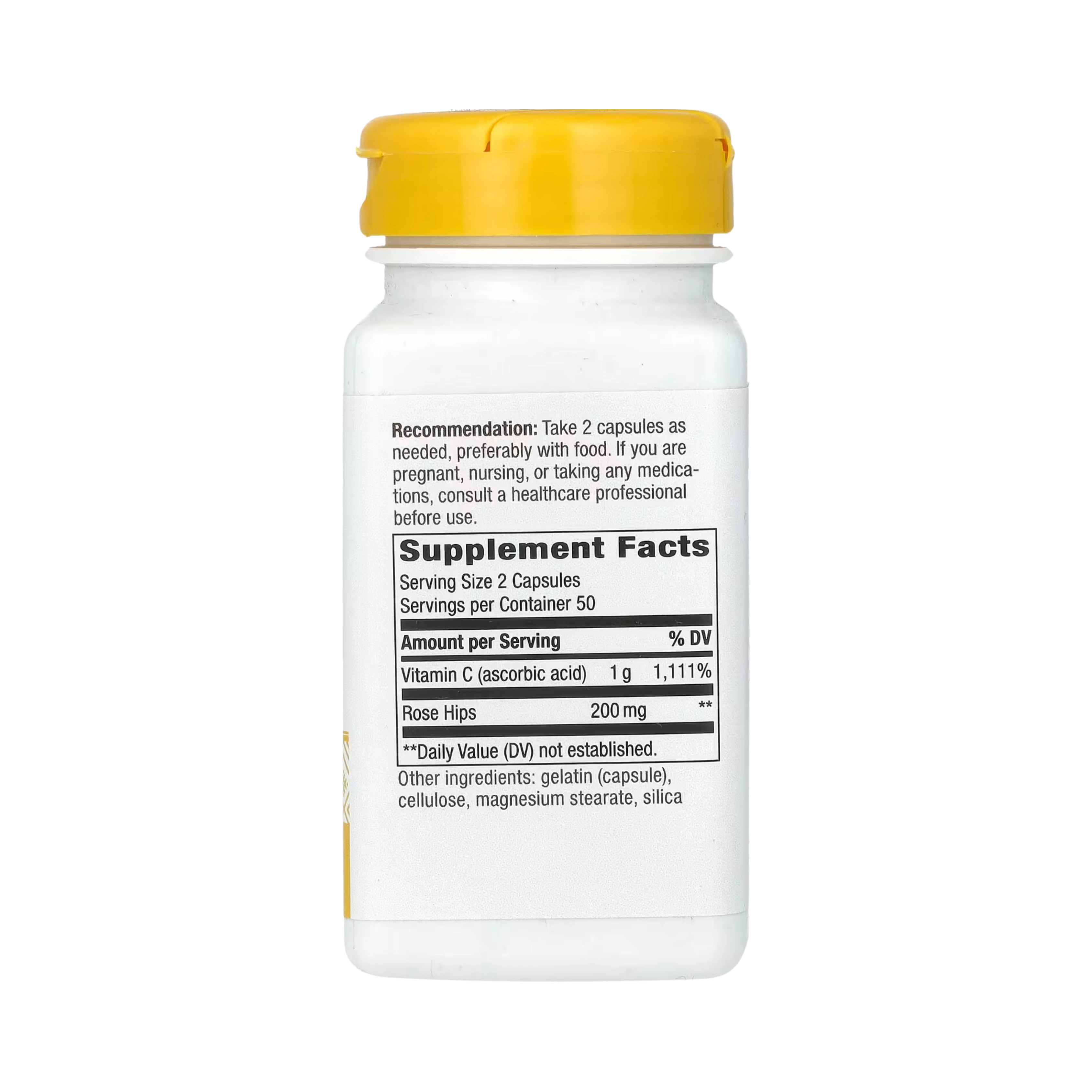 Nature's Way, Vitamin C With Rose Hips, 100 Capsules