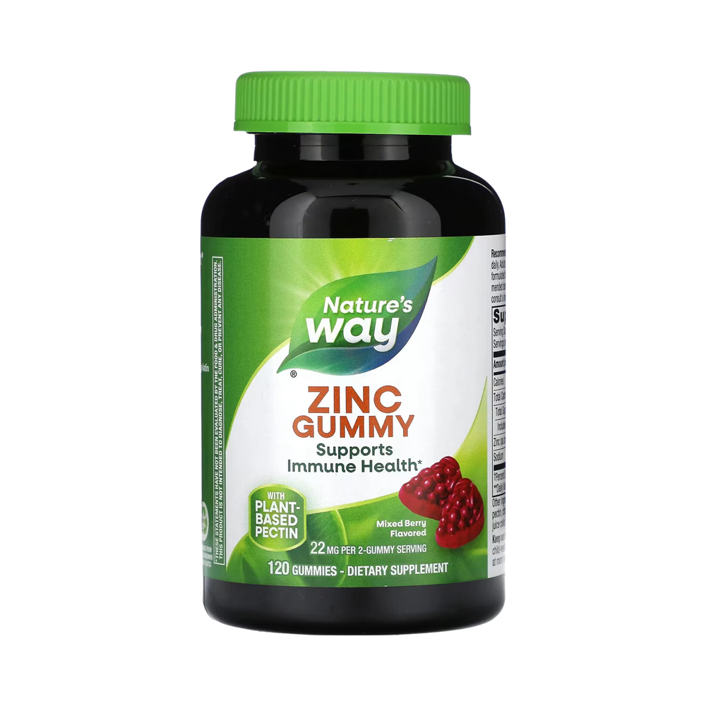 Nature's Way, Zinc Gummies, Mixed Berry, 11 Mg, 120 Gummies