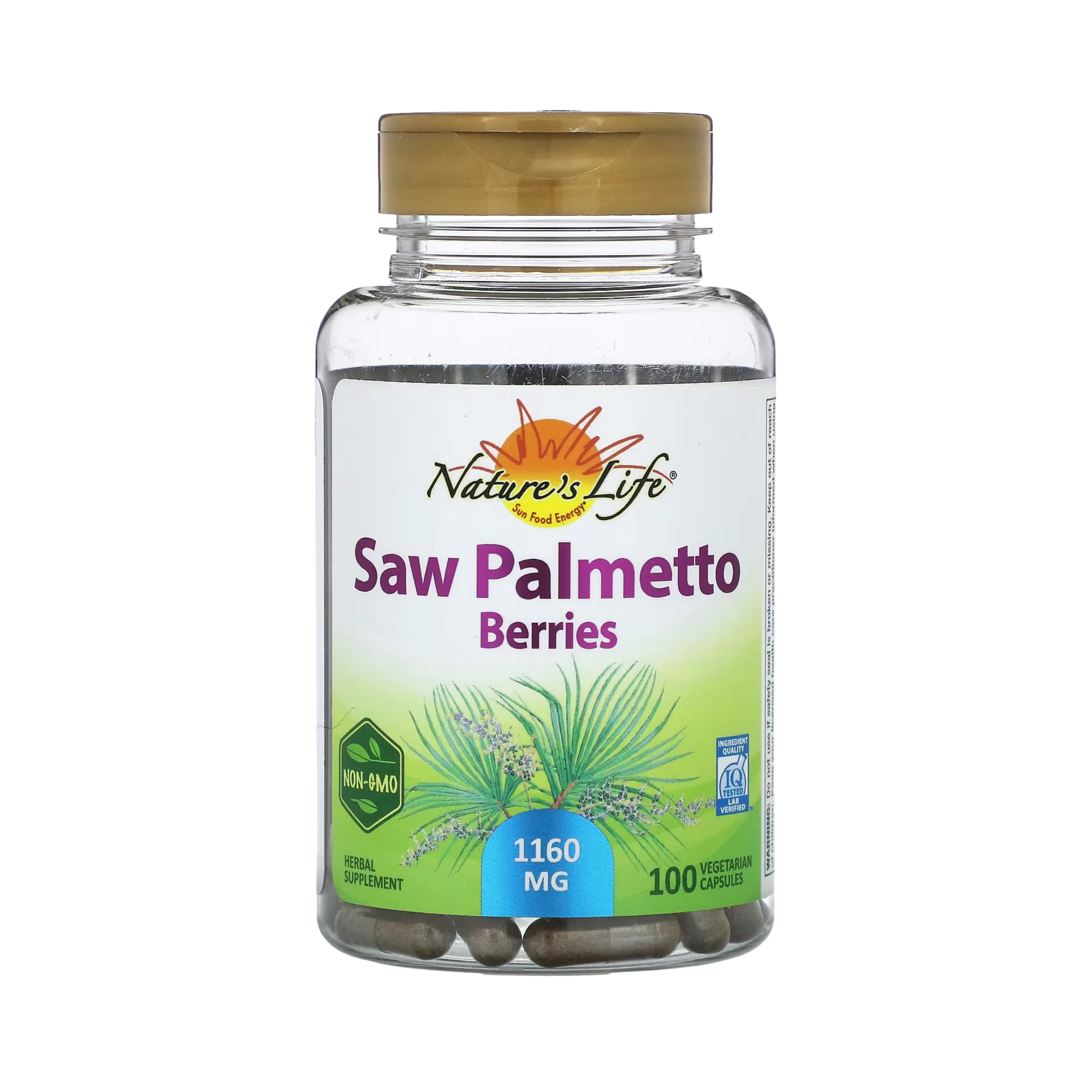 Natures Life Saw Palmetto Berries 100 Veg Capsules