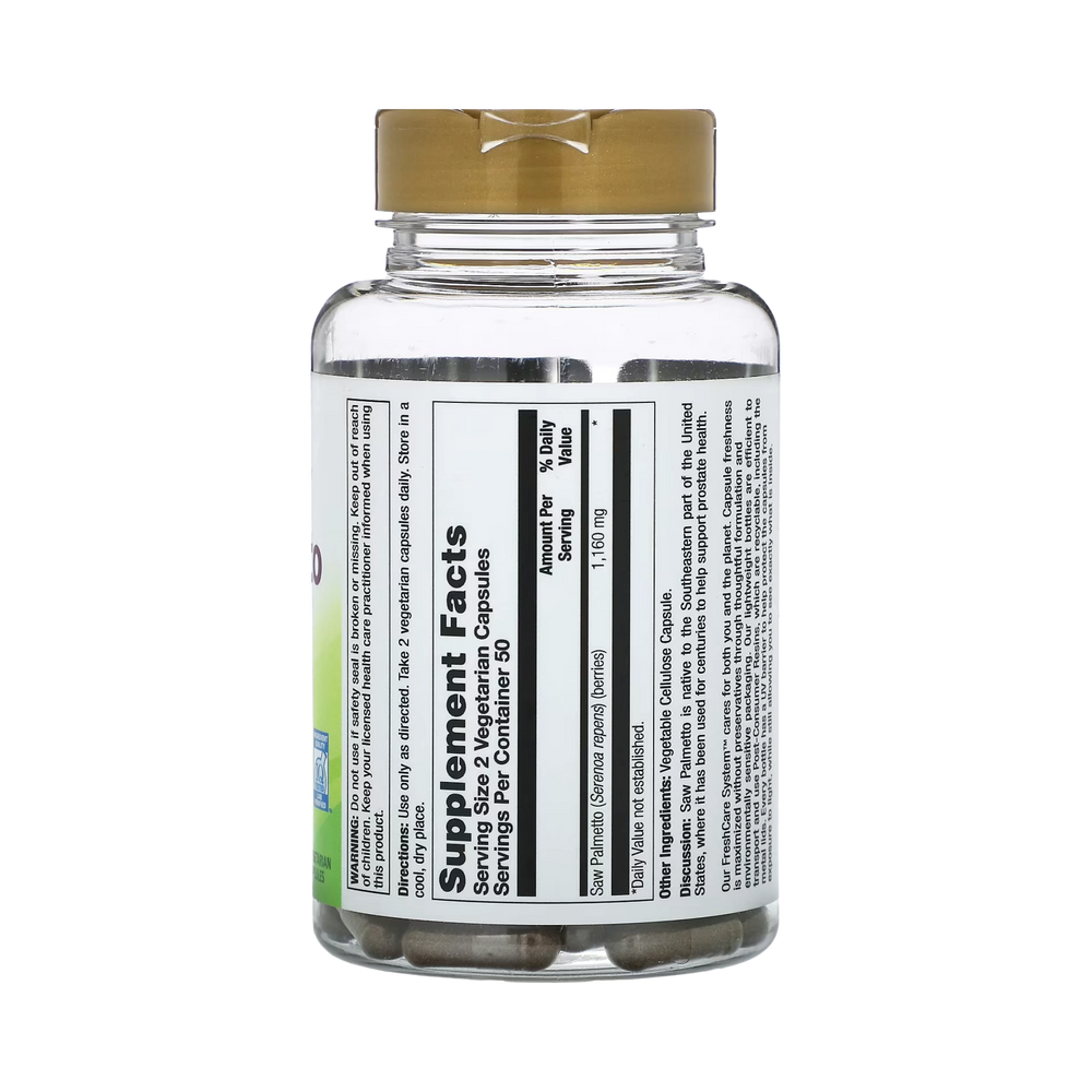Natures Life Saw Palmetto Berries 100 Veg Capsules
