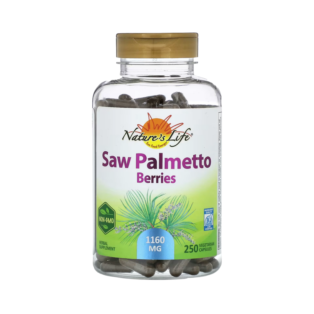 Natures Life Saw Palmetto Berries Supersize 250 Veg Capsules