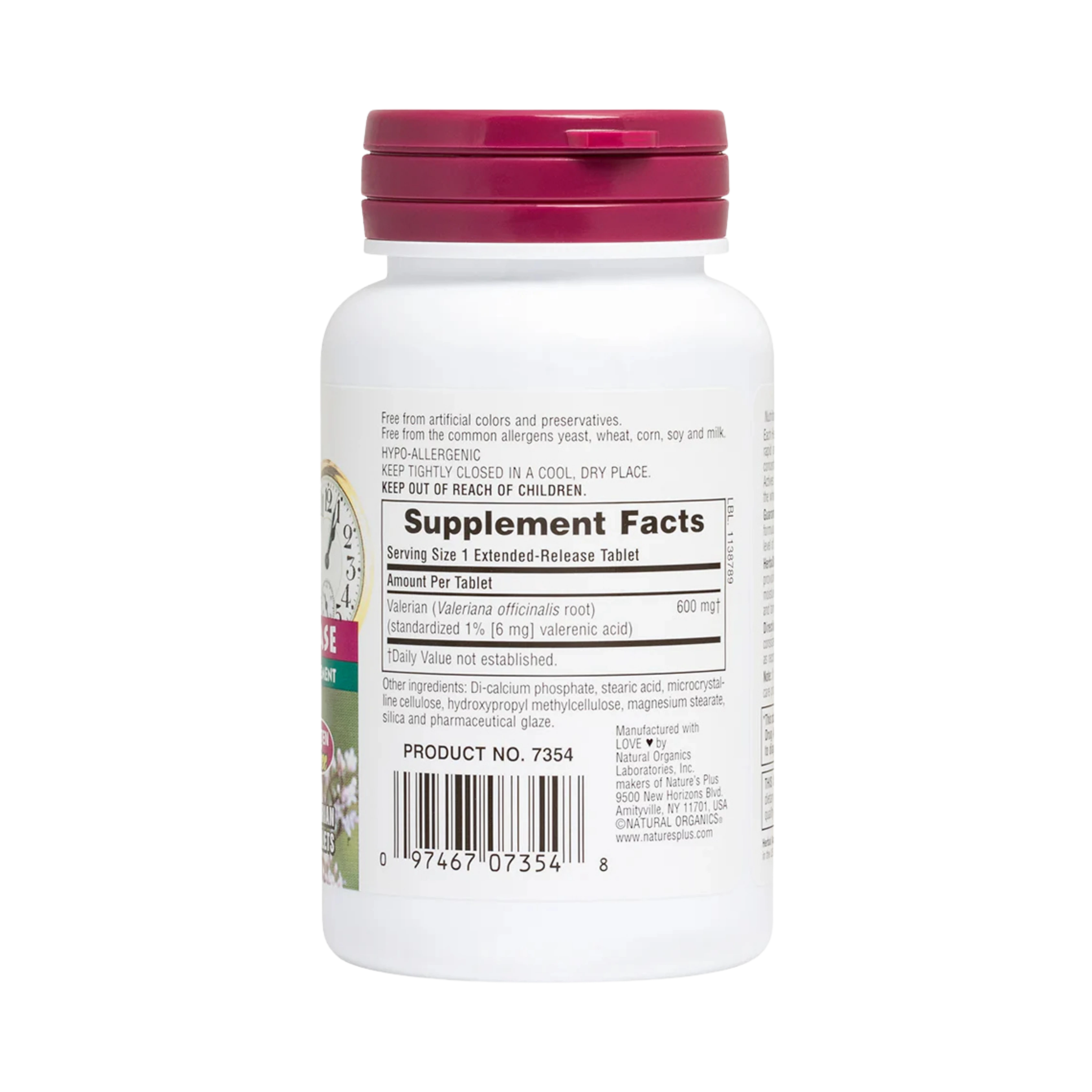 Natures Plus, Olive Leaf Extract 500 Mg Time Release, 30 Sustained Release Tablets