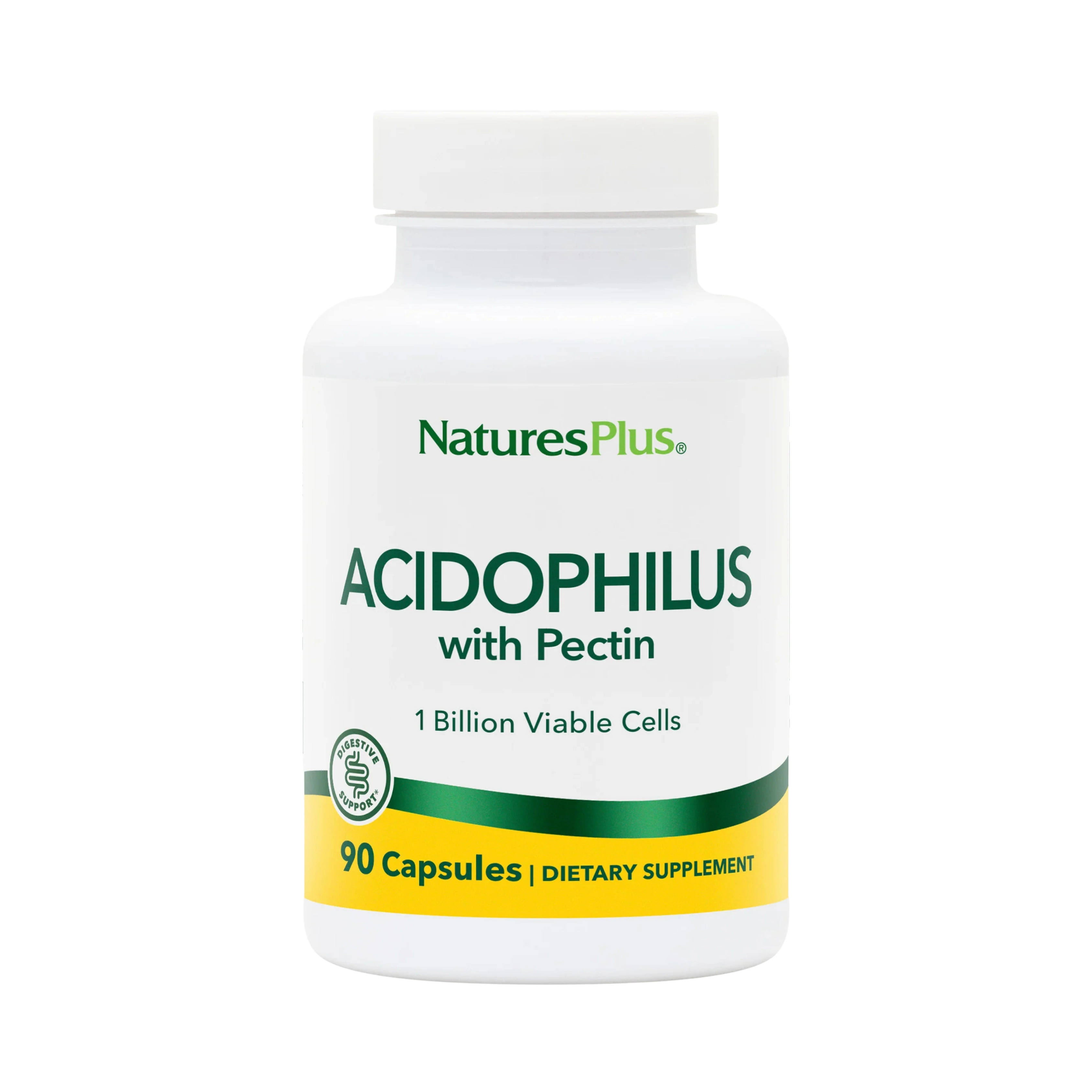 NaturesPlus, Acidophilus with Pectin, 90 Capsules