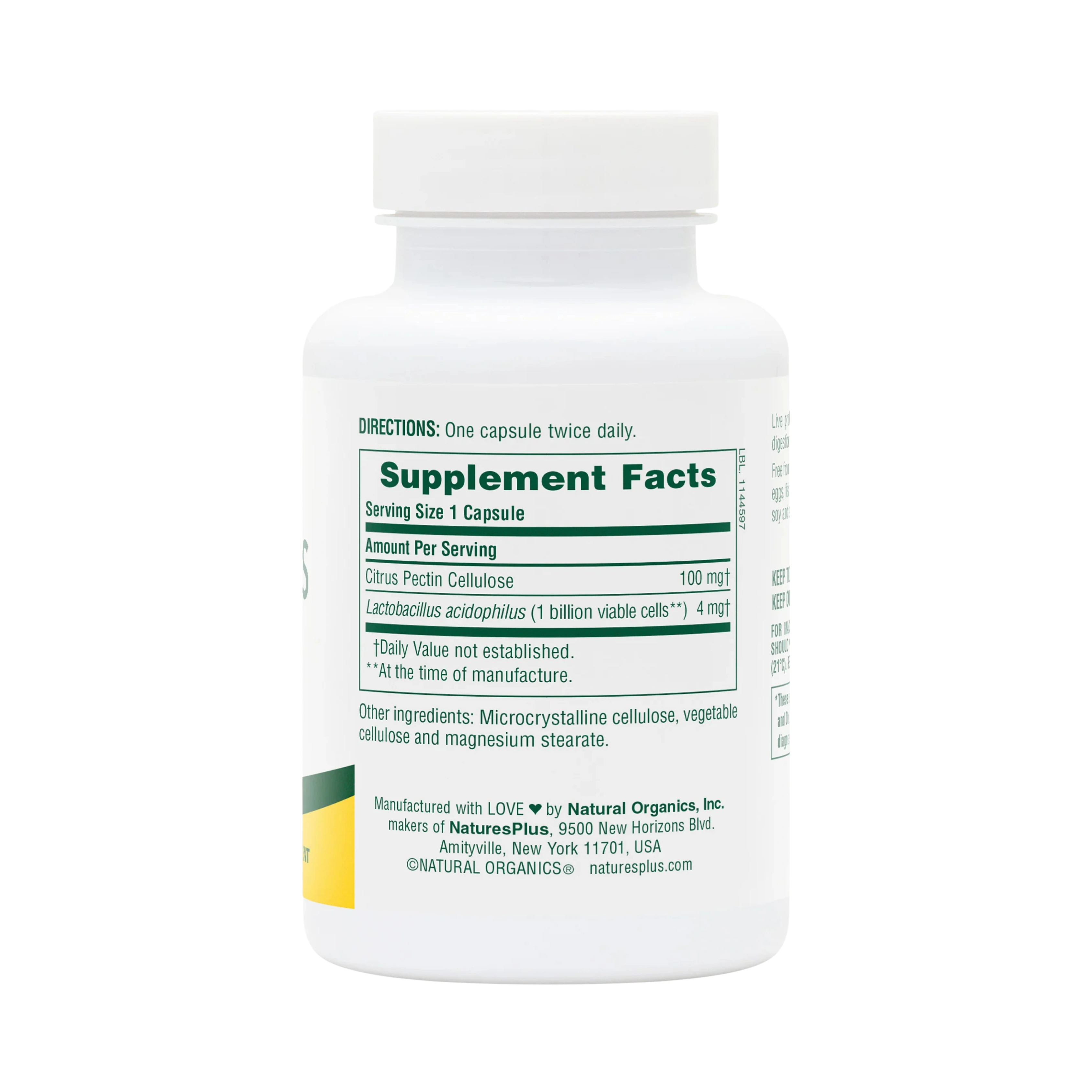 NaturesPlus, Acidophilus with Pectin, 90 Capsules