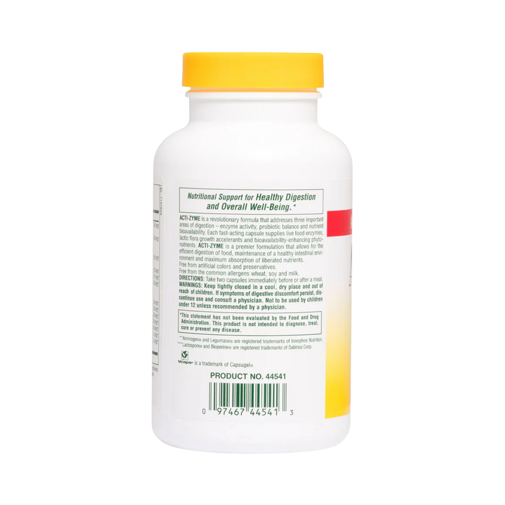 NaturesPlus, Acti-Zyme, 180 Vegan Capsules