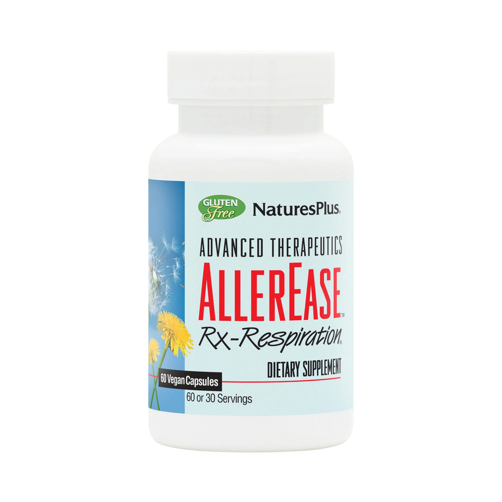 NaturesPlus, Advanced Therapeutics Aller-7 Rx-Respiration, 60 Vegetarian Capsules