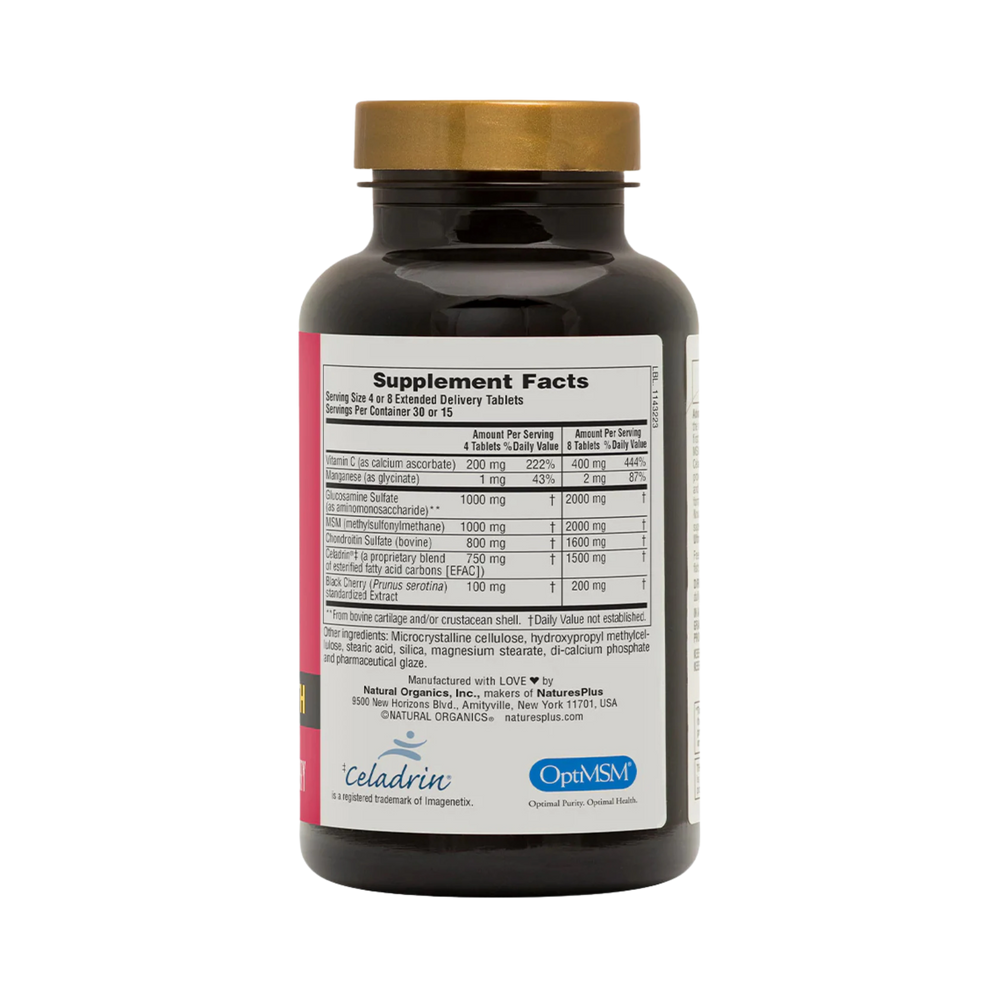 NaturesPlus, Advanced Therapeutics, Glucosamine Chondroitin MSM Ultra Rx-Joint, Triple Strength, 120 Tablets
