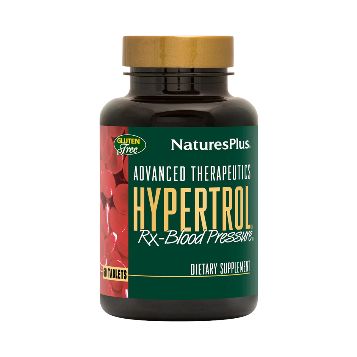 NaturesPlus, Advanced Therapeutics, Hypertrol, RX Blood Pressure, 60 Tablets