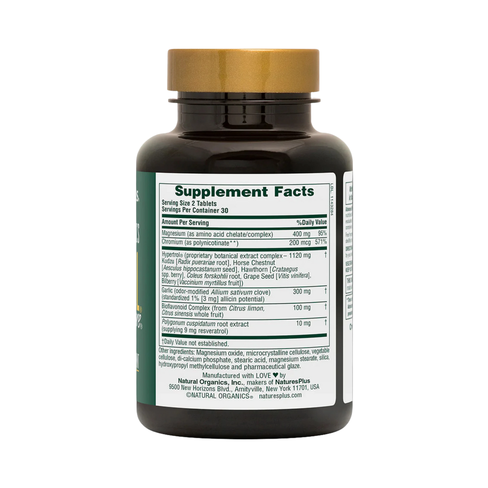 NaturesPlus, Advanced Therapeutics, Hypertrol, RX Blood Pressure, 60 Tablets