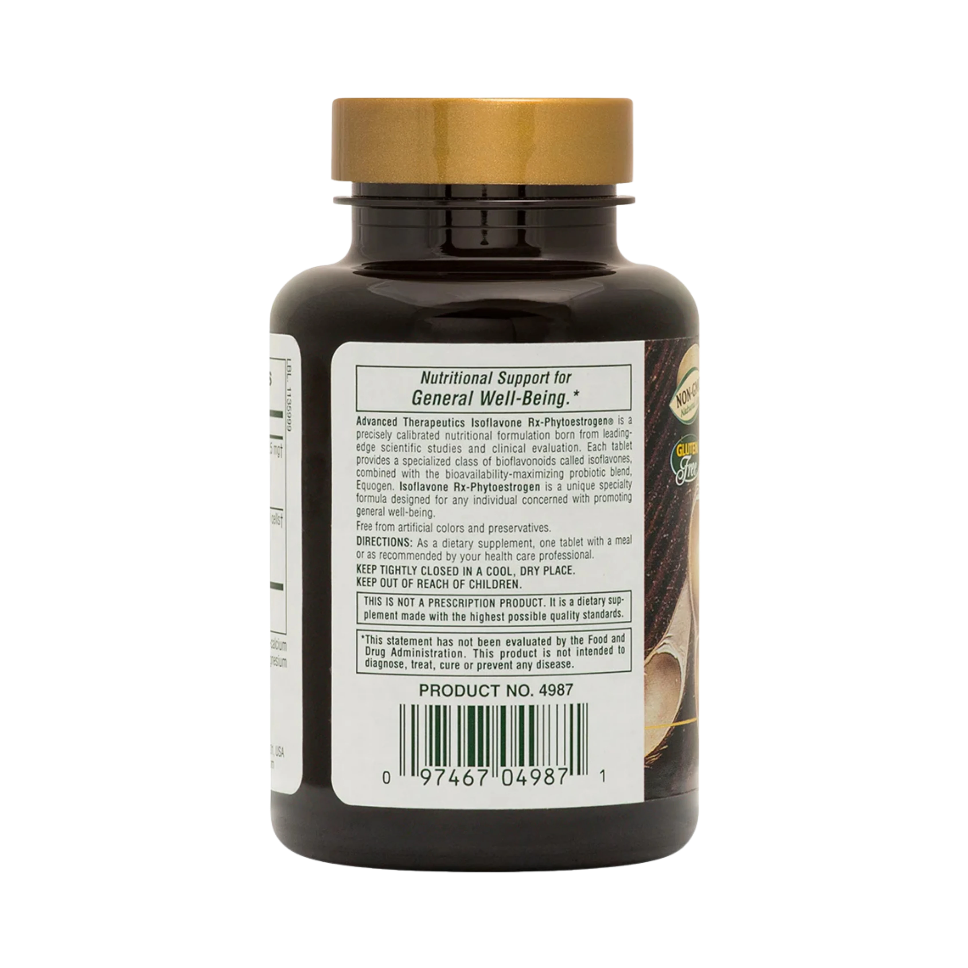 NaturesPlus, Advanced Therapeutics, Isoflavone Rx-Phytoestrogen, 30 Tablets