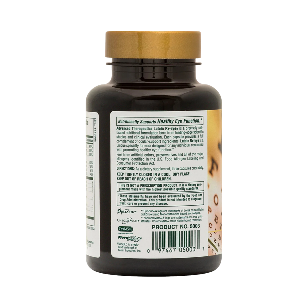 NaturesPlus, Advanced Therapeutics, Lutein RX-Eye, 60 Capsules