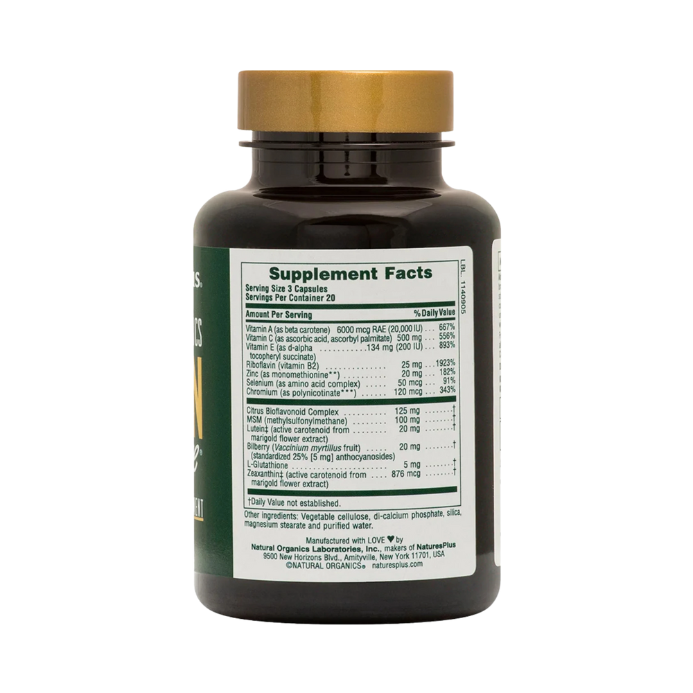 NaturesPlus, Advanced Therapeutics, Lutein RX-Eye, 60 Capsules