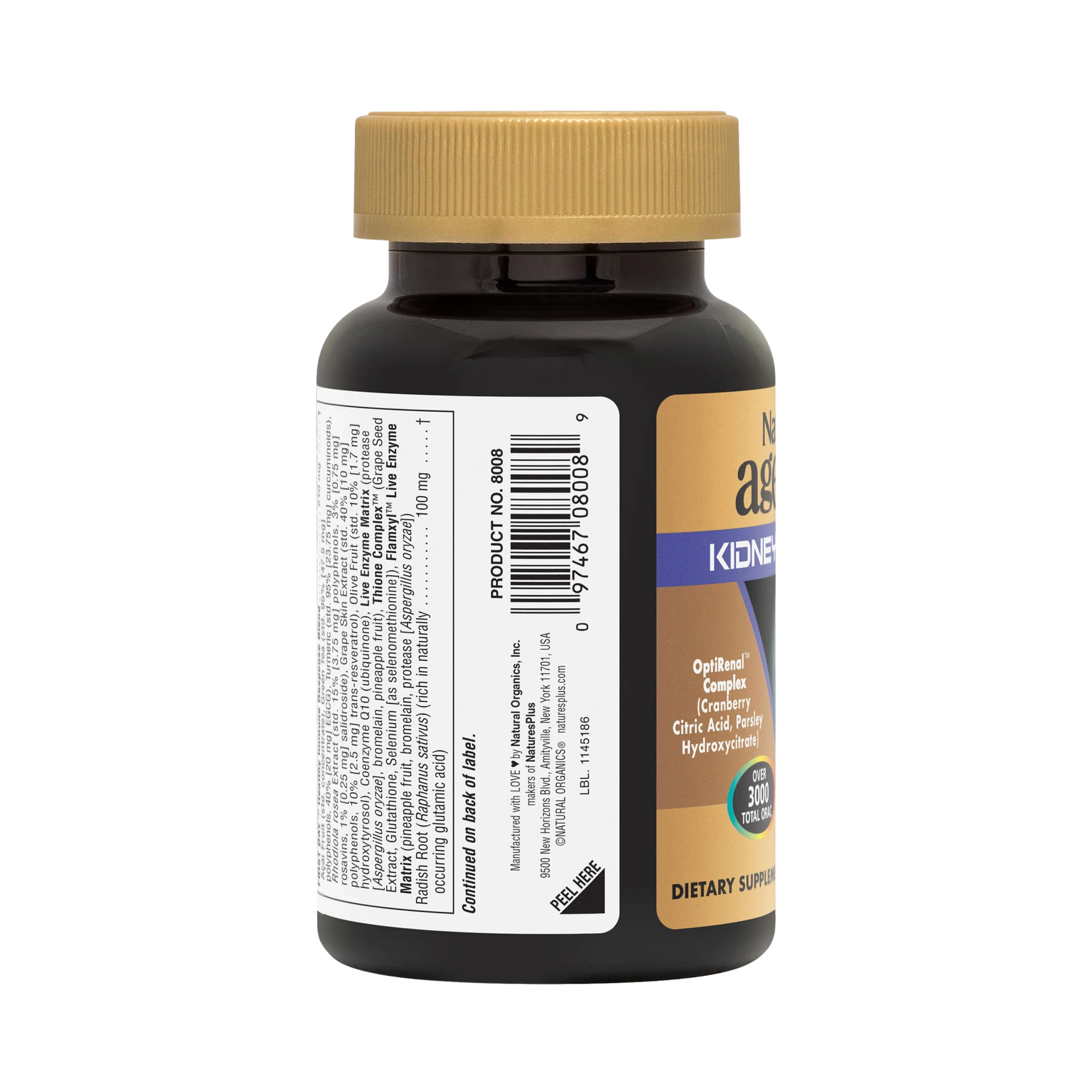 NaturesPlus, AgeLoss Kidney Support, 90 Tablets