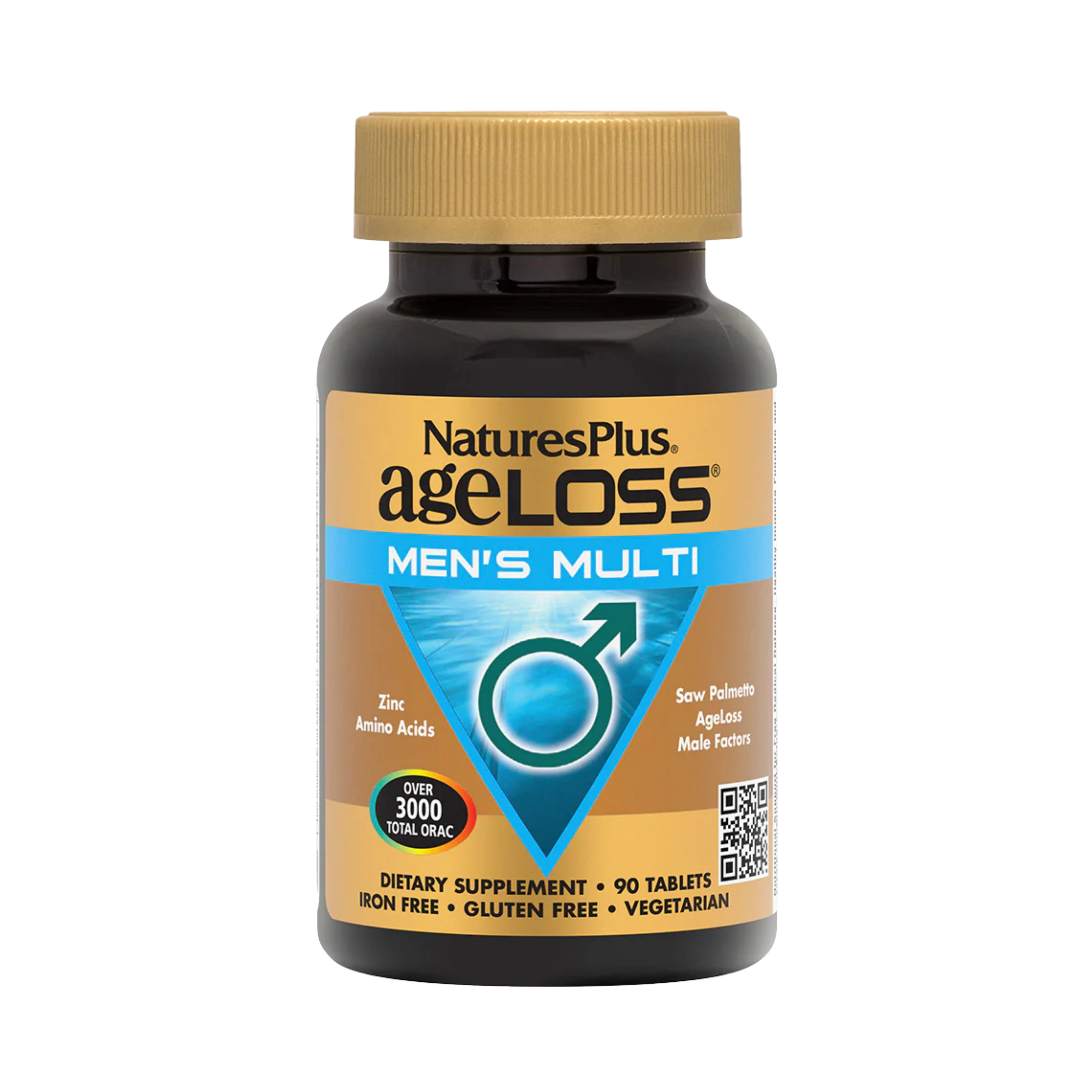 NaturesPlus, Ageloss Mens Multi, 90 Tablets