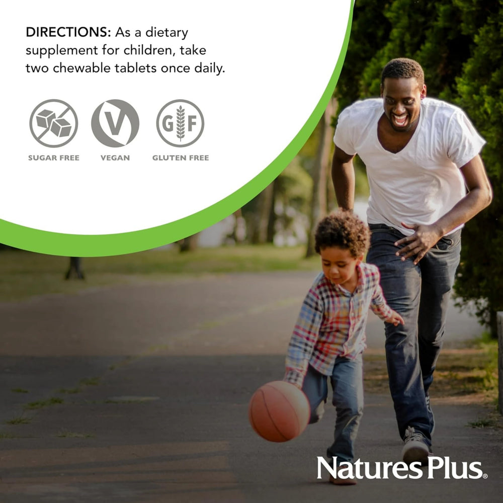 NaturesPlus, Animal Parade, Calcium Children’s Chewable Supplement, Vanilla Sundae, Sugar Free, 90 Animal-Shaped Tablets