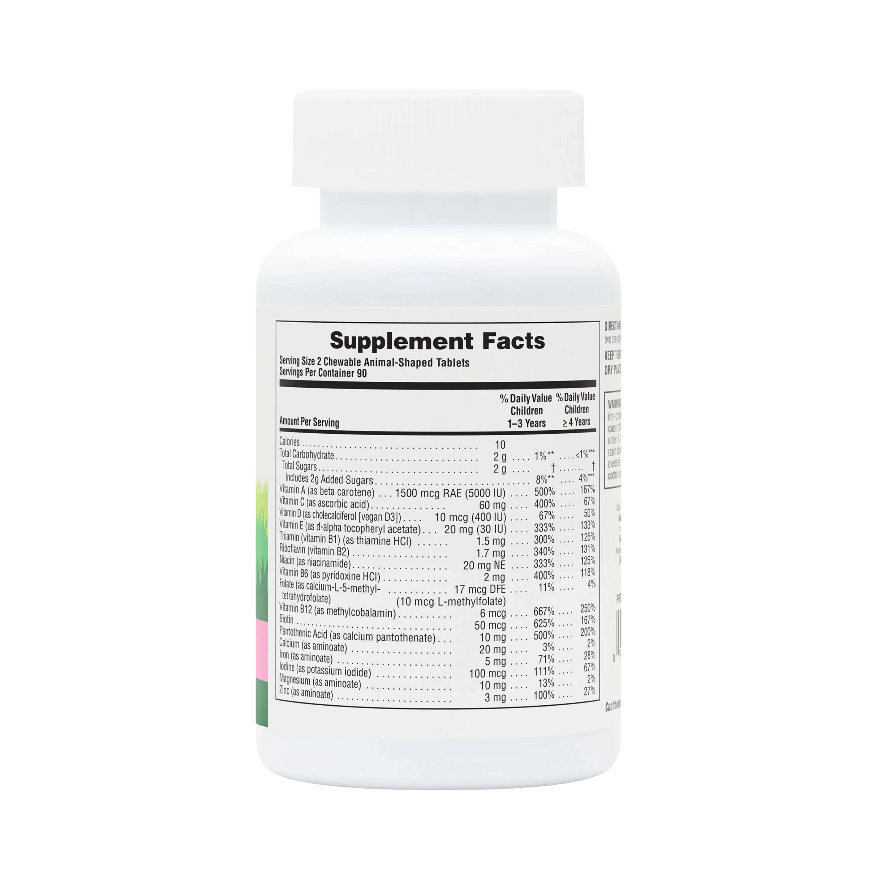 NaturesPlus, Animal Parade, Children's Chewable Supplement, Watermelon, 180 Animal-Shaped Tablets